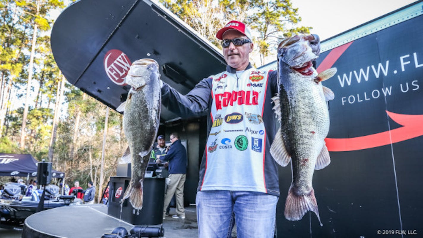 Angler Terry Bolton at a recent tournament hosted by Fishing League Worldwide. The tournament company, also known as FLW, was sold to Major League Fishing in a deal that represents an unwinding of the estate of FLW's owner, Minnesota businessman Irwin Jacobs.