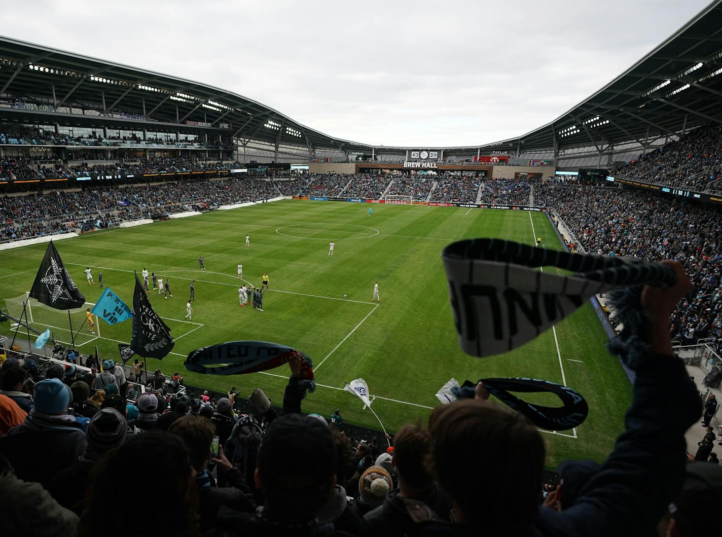 Major League Soccer is hoping to resume play soon, in Orlando. Minnesota United played New York City in the home opener for the newly built Allianz Field Saturday, April 13, 2019 in St. Paul, Minn. ORG XMIT: MIN1904131919046123