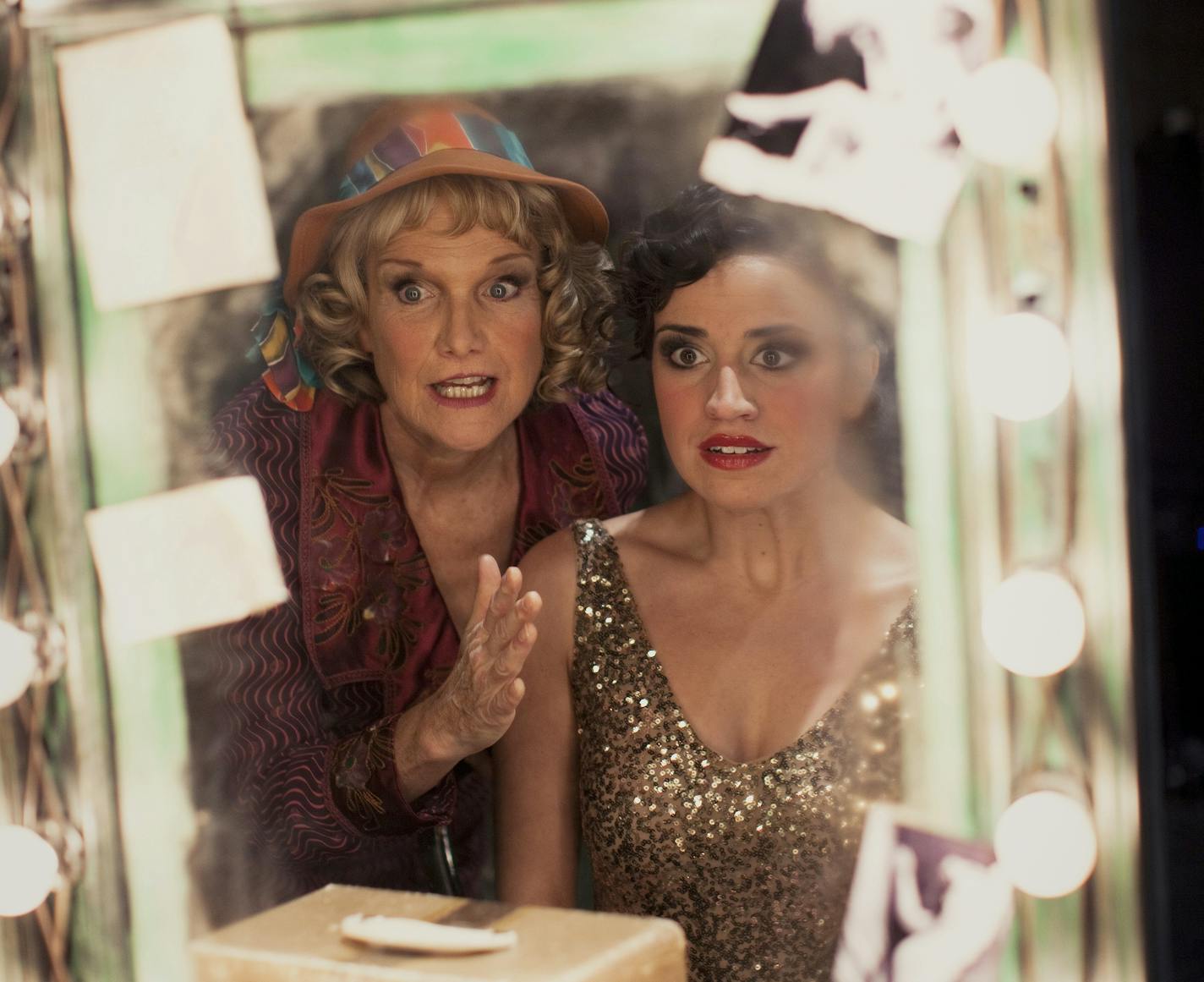 Michelle Barber and Cat Brindisi in "Gypsy."