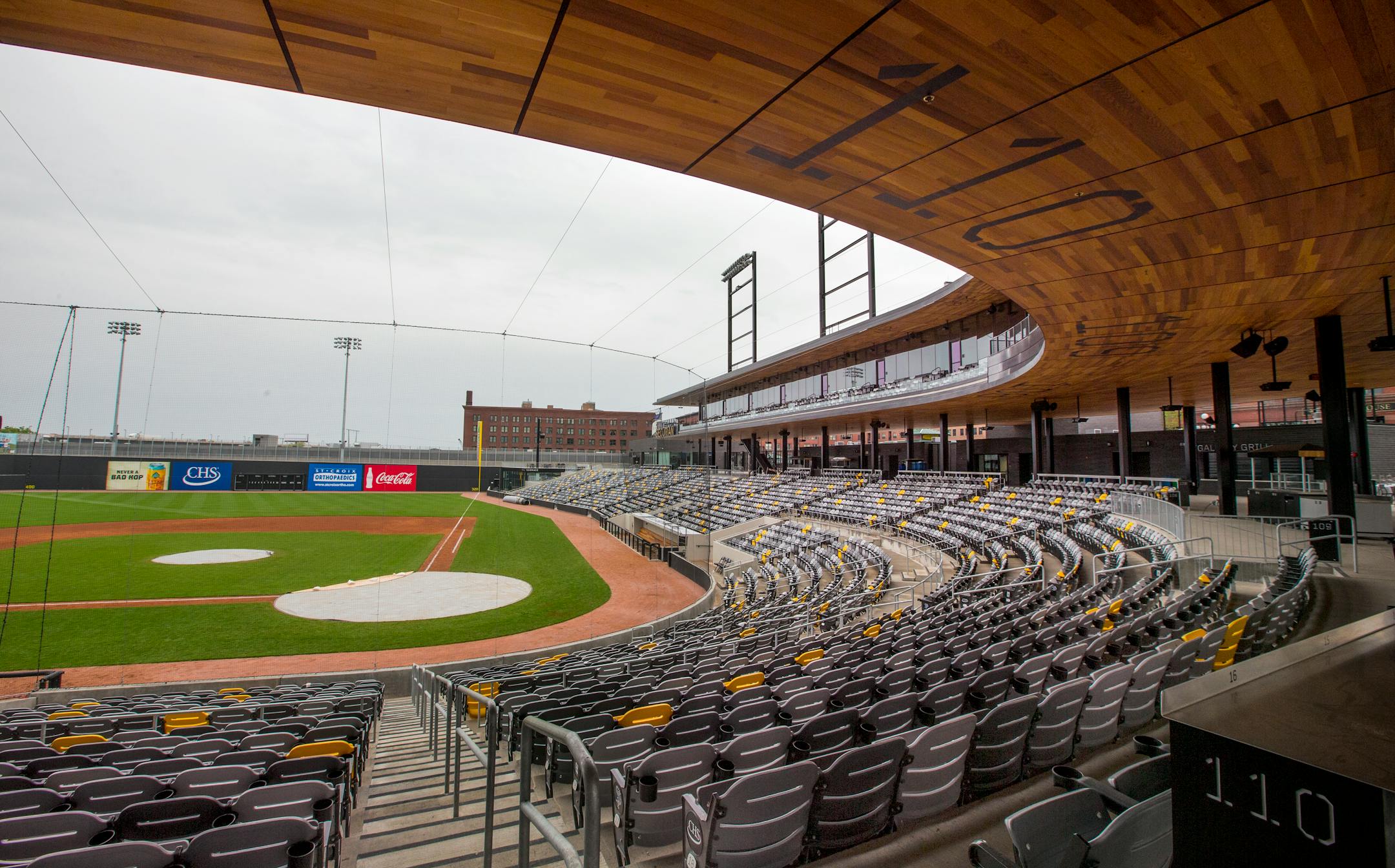 CHS Field has features that keep Midway Stadium in mind. Architect Julie Snow bought season tickets for the Saints’ final season at Midway so she could immerse herself in the culture of the team and its fans.