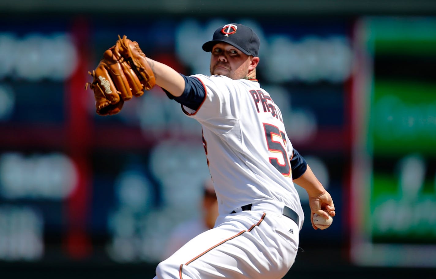 Twins pitcher Ryan Pressly