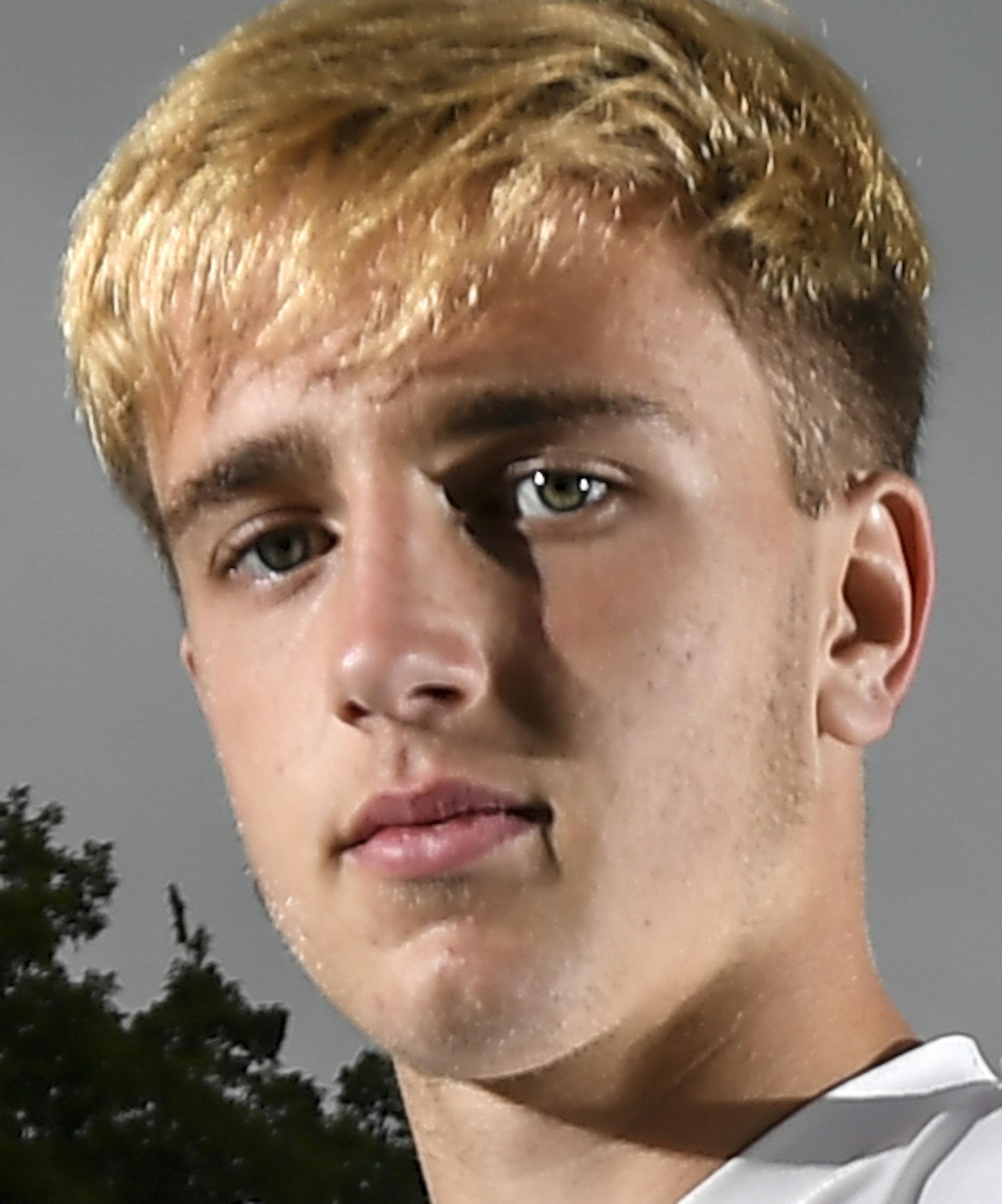 St Louis Park's Zinedine Kroeten was photographed Friday at a "Joy of the People" soccer field in St. Paul. ] AARON LAVINSKY • aaron.lavinsky@startribune.com Feature on St Louis Park's Zinedine Kroeten and his father, Ted, a former MN Thunder player and director of a group called Joy of the People, a more organic, free-play answer to the world of structured soccer. We photograph Zinedine and Ted Kroeten on Friday, Oct. 5, 2018 at the soccer field behind "Joy of the People" in St. Paul, Mi