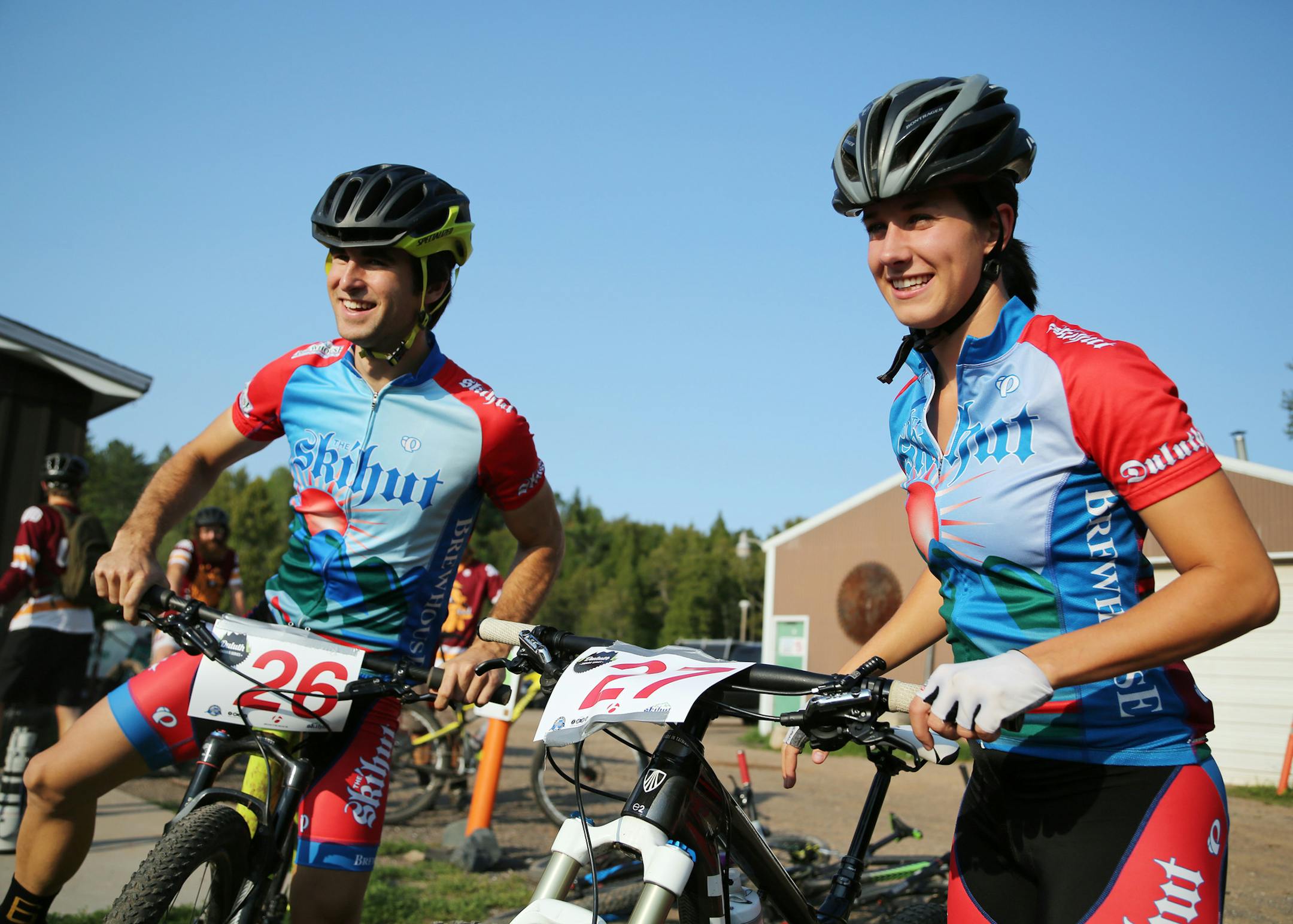 Eleanor and Mason Bacso, who went to college in Duluth, moved back partly because of the draw of mountain biking.