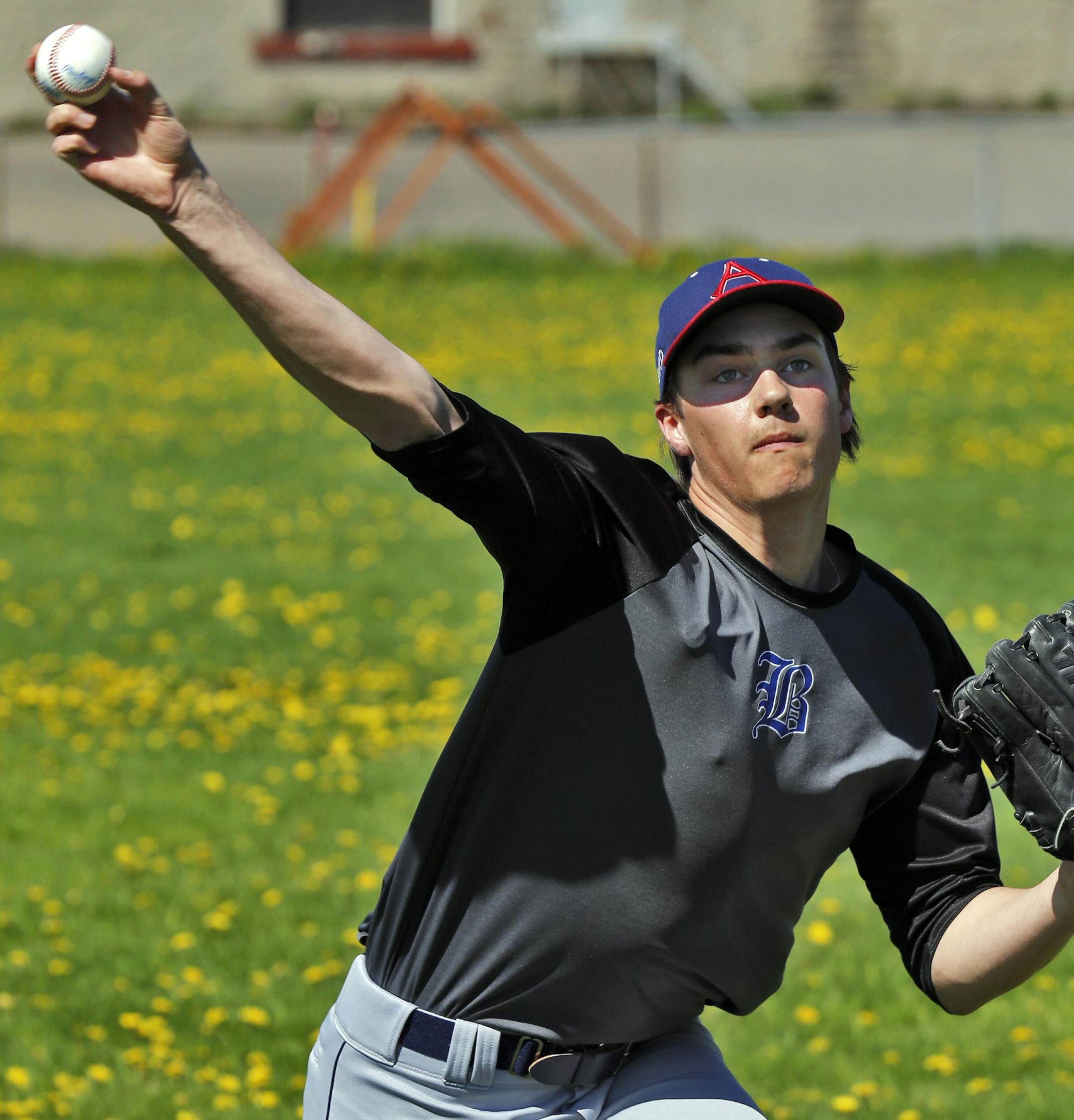 St. Agnes senior righthander Jack Fossand has pitched three consecutive shutouts in the Class 1A baseball tournament, baffling foes by changing speeds.