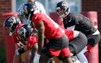 The Atlanta Falcons shut down their practice facility in Flowery Branch, Ga., on Thursday but plan to reopen it on Friday.