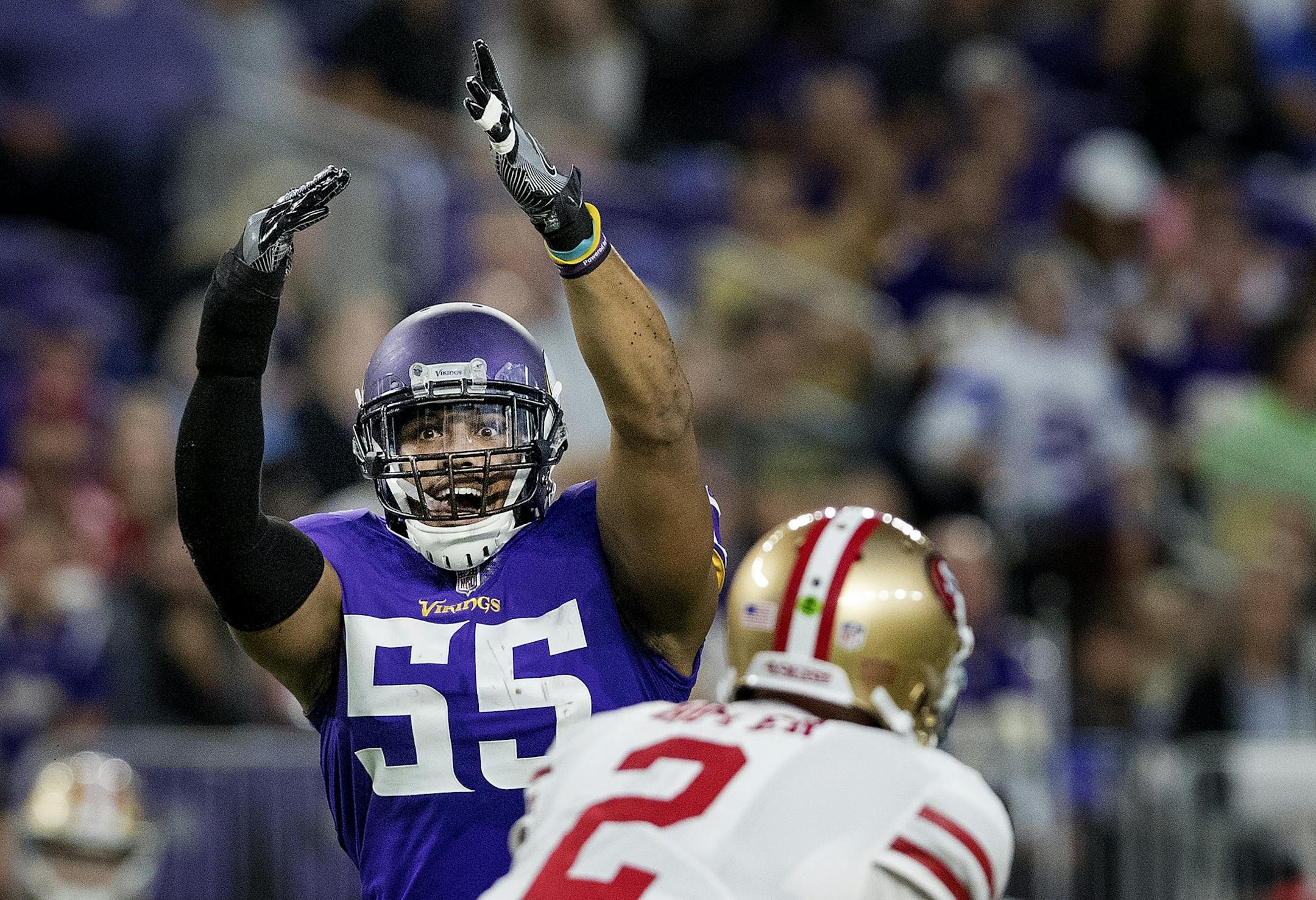 Minnesota Vikings Anthony Barr (55).