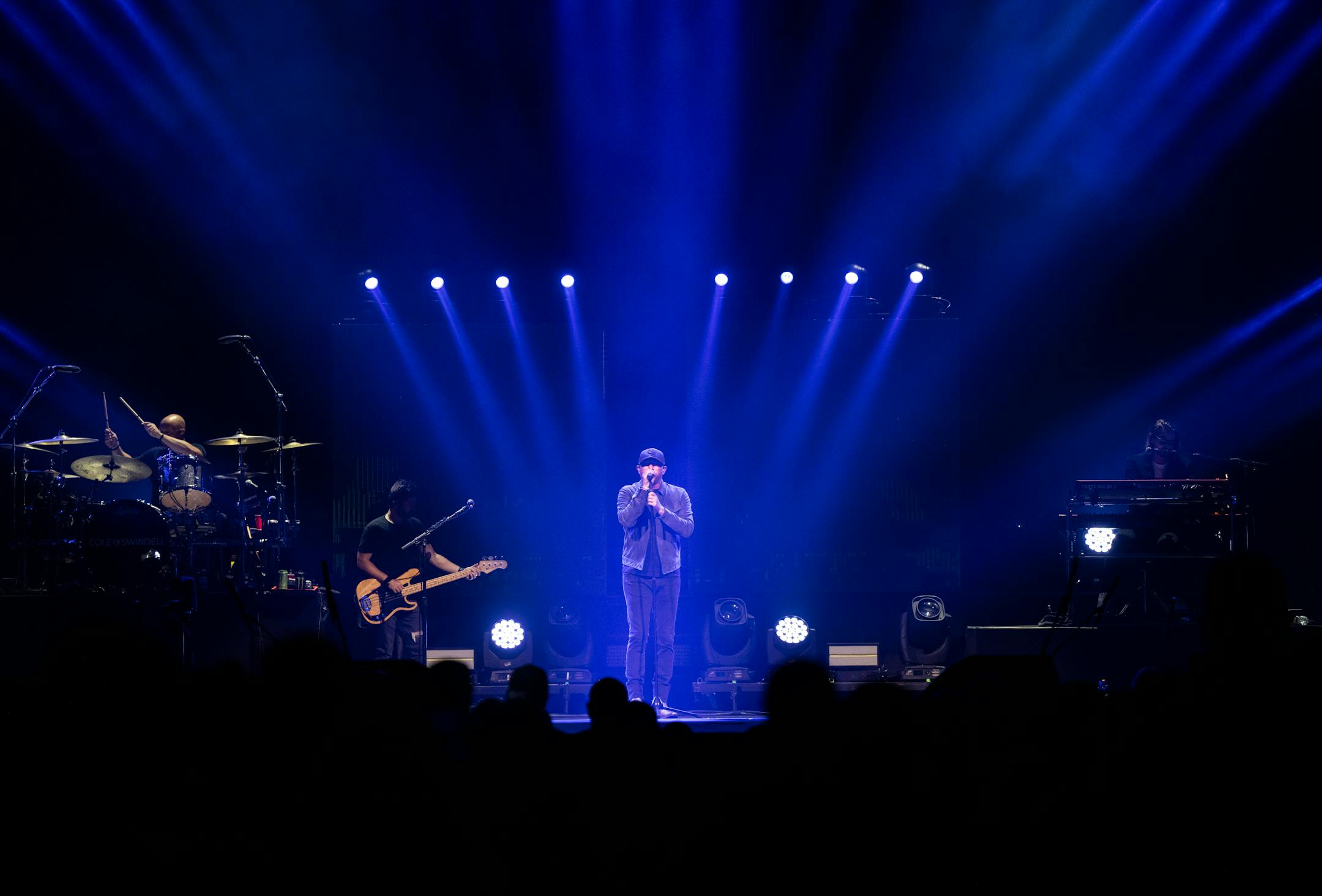 Cole Swindell performs at the Xcel Energy Center on Thursday, July 27, 2023 in St. Paul, Minn. ] RENEE JONES SCHNEIDER • renee.jones@startribune.com