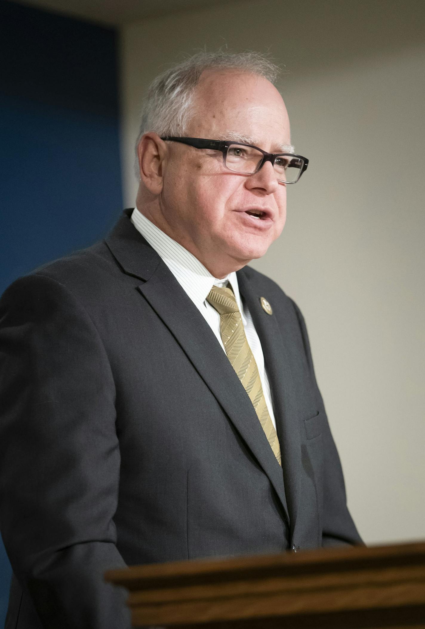 Tim Walz at the State Capitol in St. Paul, Minn., on December 18, 2018. ] RENEE JONES SCHNEIDER &#x2022; renee.jones@startribune.com