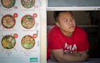 Sachoua Vang owns the Ninja Sushi food truck.