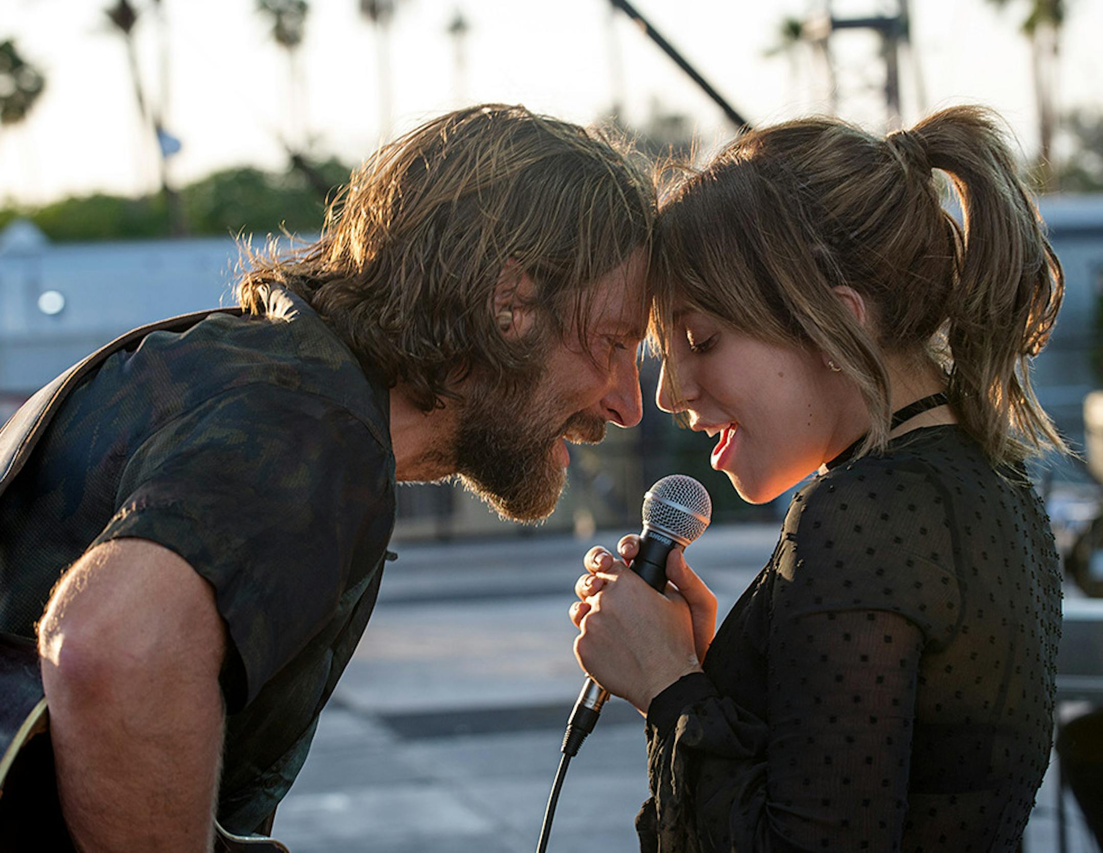 Bradley Cooper and Lady Gaga in "A Star Is Born."