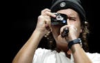 Lukas Forchhammer of Lukas Graham took a picture of the crowd at the KDWB Jingle Ball at the Xcel Energy Center in December.