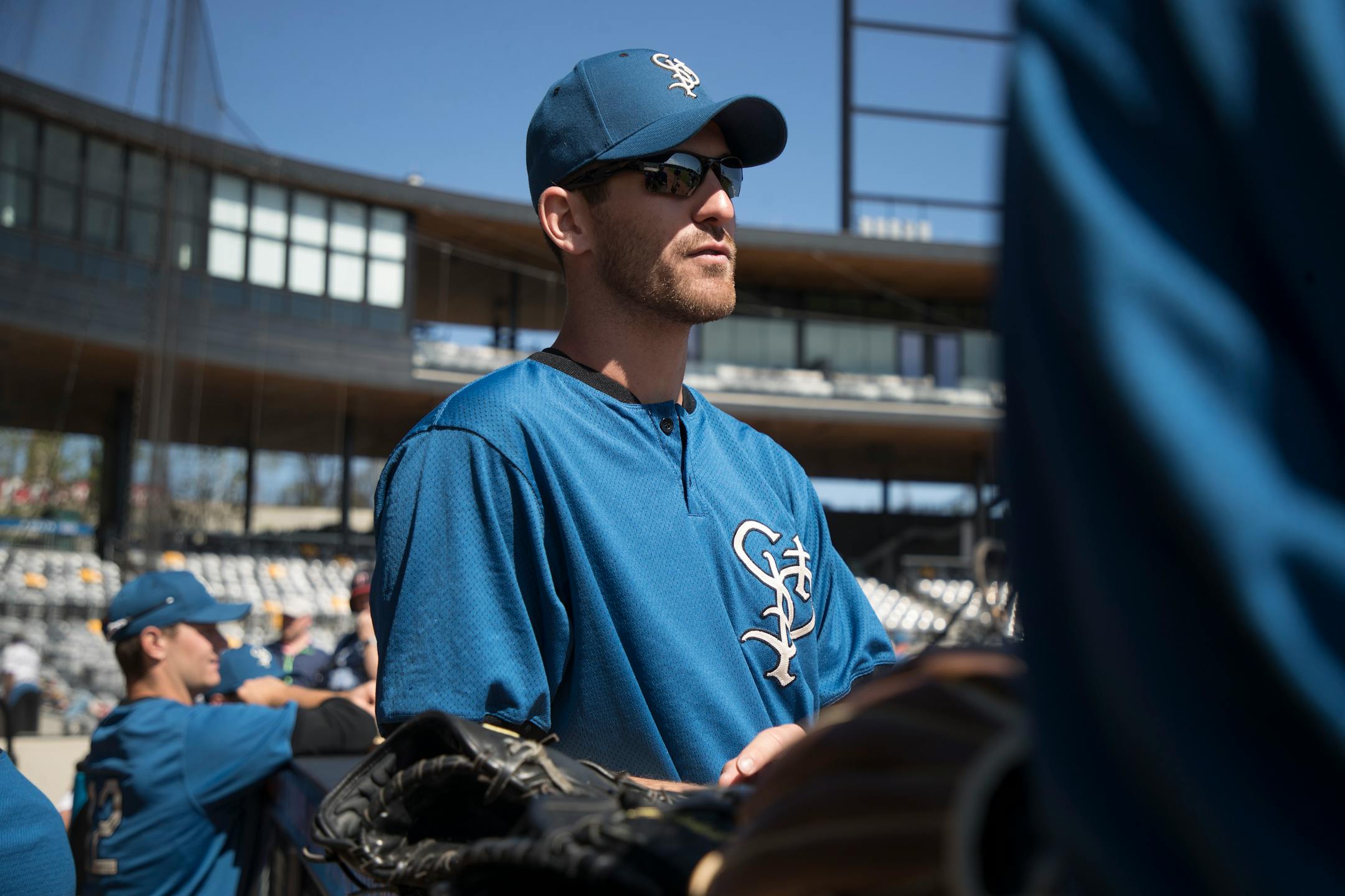Jake Esch, who appeared in four major league games over 2016 and '17, was getting any offers this spring, so he contacted his hometown St. Paul Saints for a "new beginning."