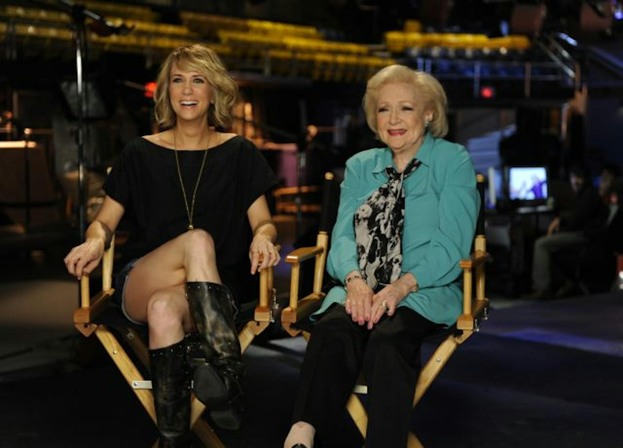 Kristen Wiig and Betty White
