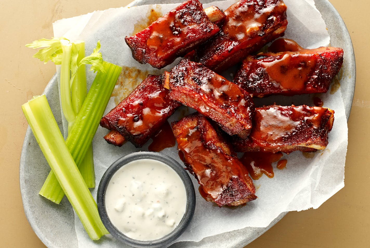 Buffalo'd Bones: Slow-smoked center cut St. Louis-style spare ribs, fried, tossed in buffalo sauce and served with blue cheese dressing and celery. Find it at Famous Dave's located on the north side of West Dan Patch Avenue between Liggett and Chambers streets west of the Grandstand.