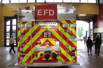 The new fire station in Eagan is certified by Green Globes, which rates projects for energy and environmental efficiency. Among the station's features