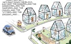 Sack cartoon: Glass houses edition