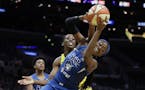 Backup center Temi Fagbenle was part of a group that rallied the Lynx against the Sparks on Tuesday. Fagbenle scored 10 points, but the Lynx lost by 1