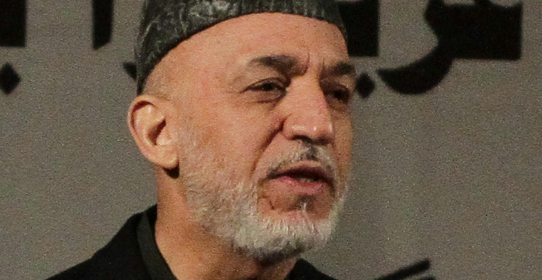 Afghan President Hamid Karzai