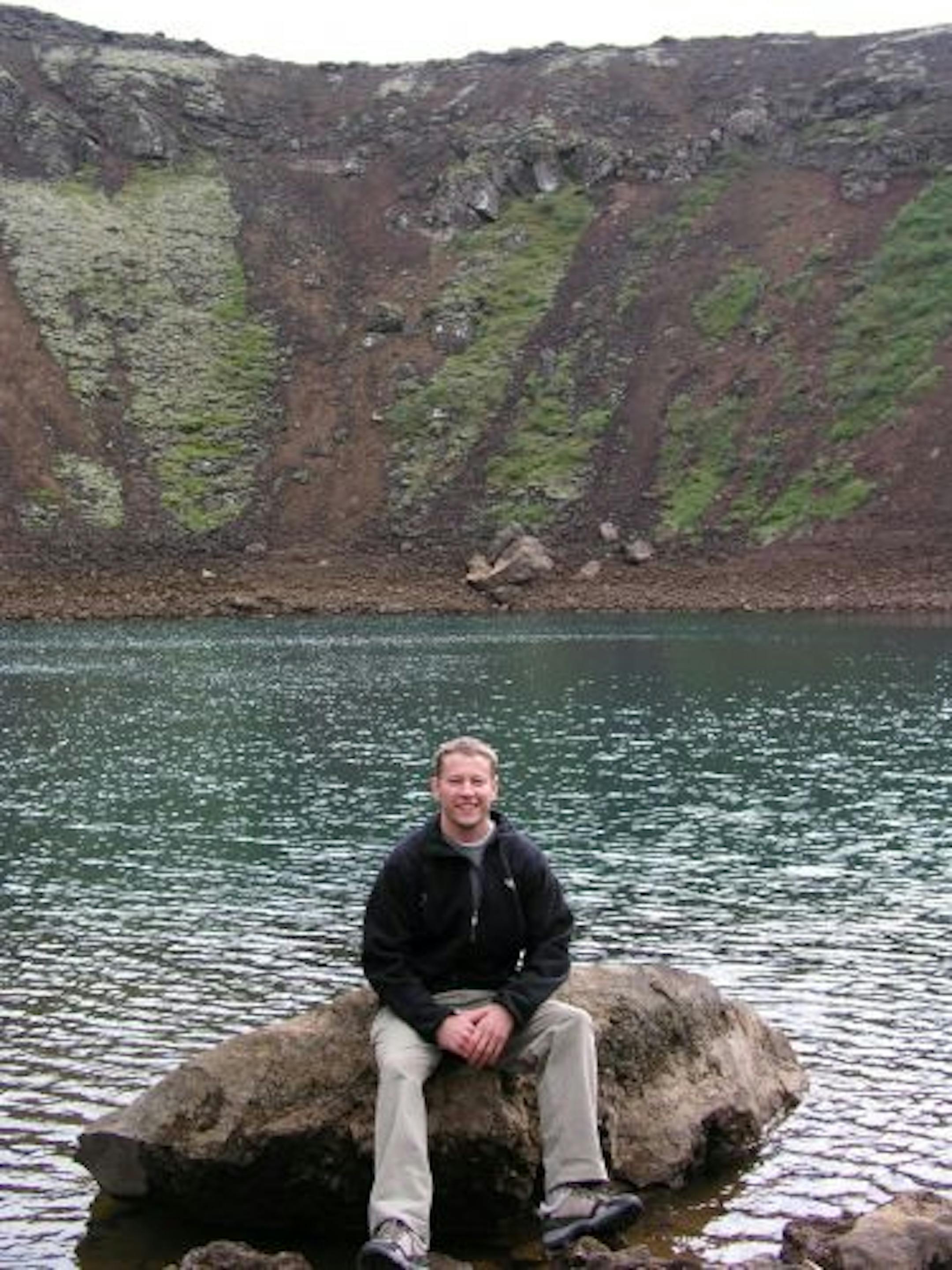 Centennial teacher Chris Ripken in Iceland