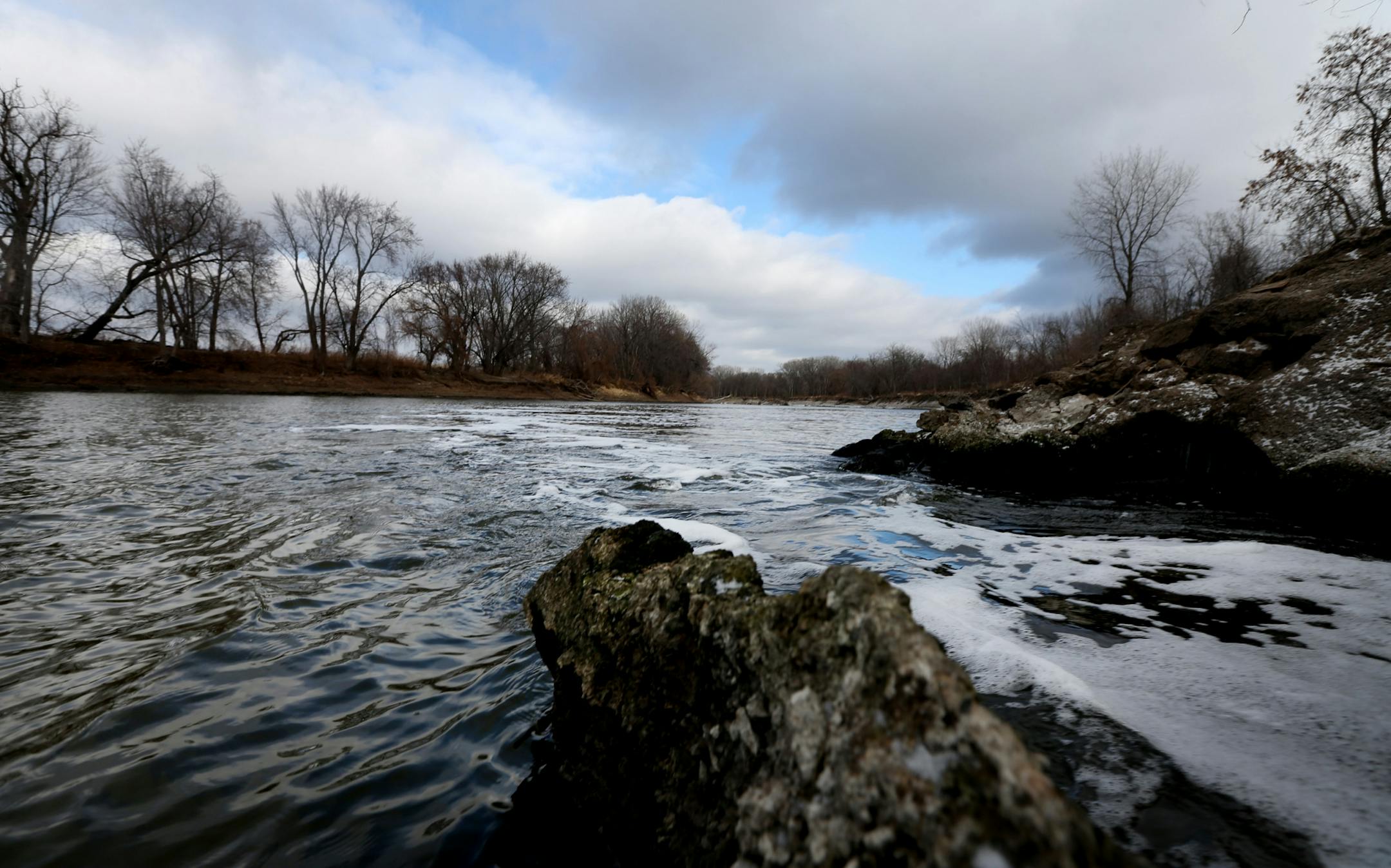 The Minnesota River cuts through the heart of the state's agricultural region.