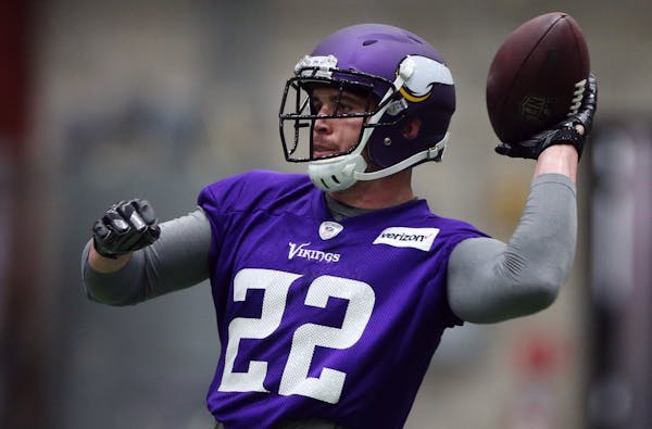 Vikings safety Harrison Smith during OTA practice at Winter Park in May.