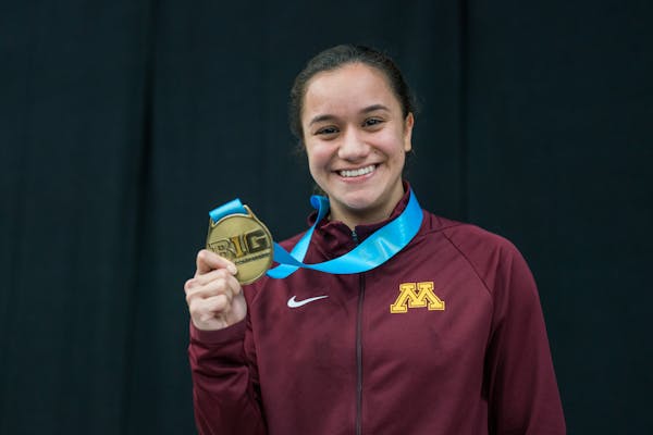 Vivi Del Angel's runaway performance as the women's Big Ten diver of the year this season is just one example of women who are dominating for the U.