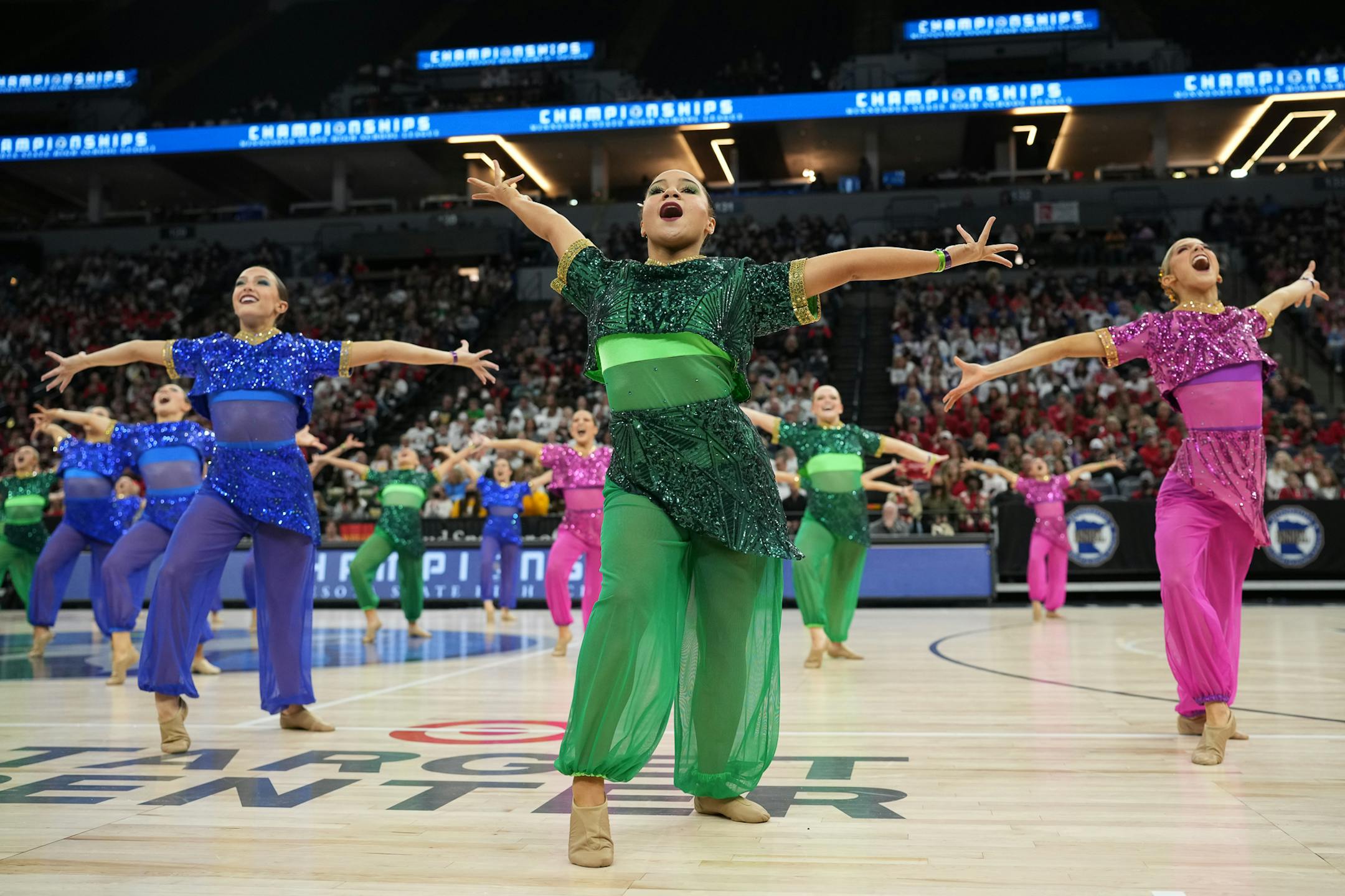 Eastview performs at the Class 3A MSHSL State High Kick Dance Tournament.