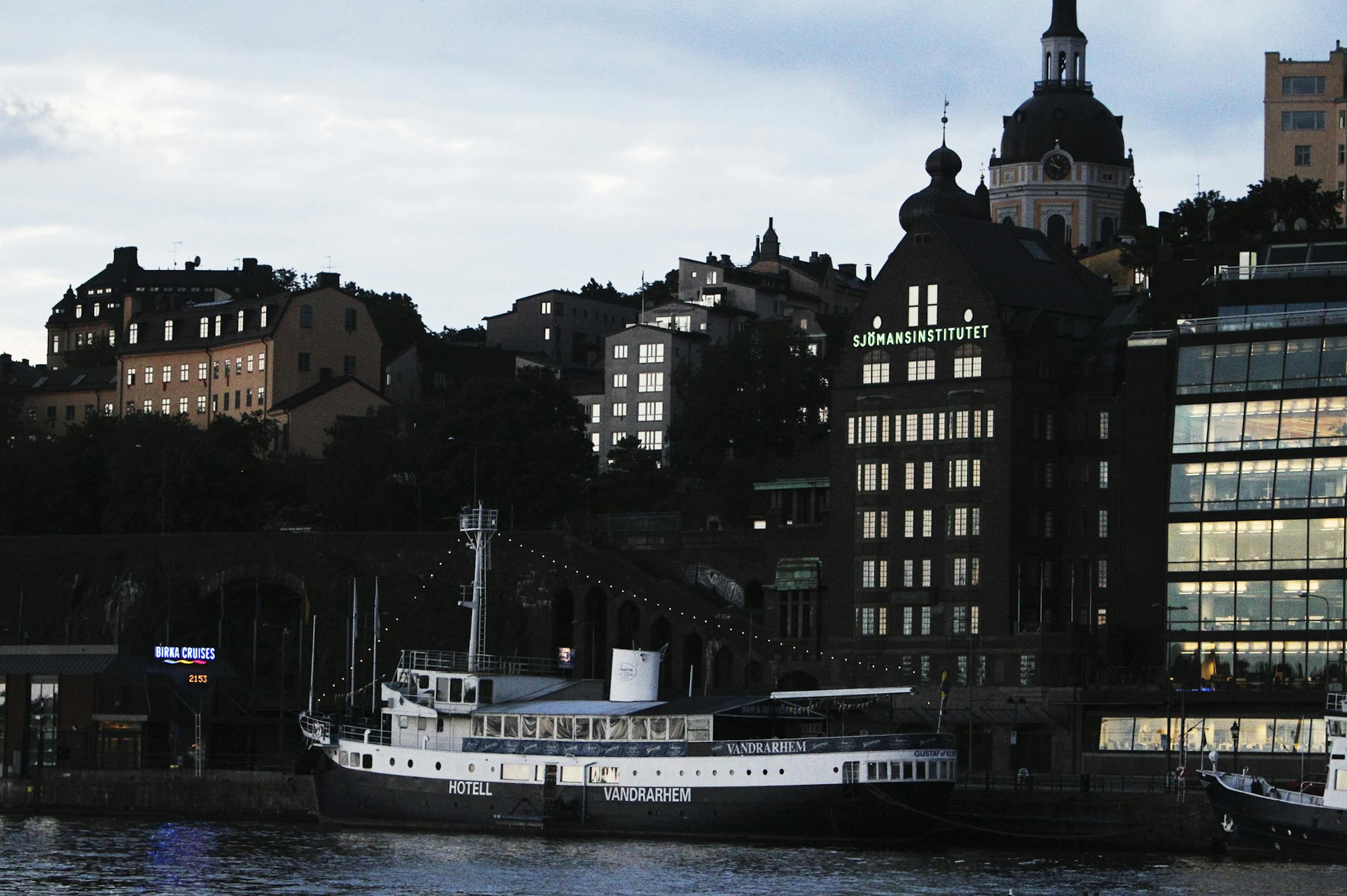 The Gustaf Af Klint boat hostel, anchored in the waters of central Stockholm Saturday, June 30, 2012.](DAVID JOLES/STARTRIBUNE) djoles@startribune.com Travel story on Sweden.]