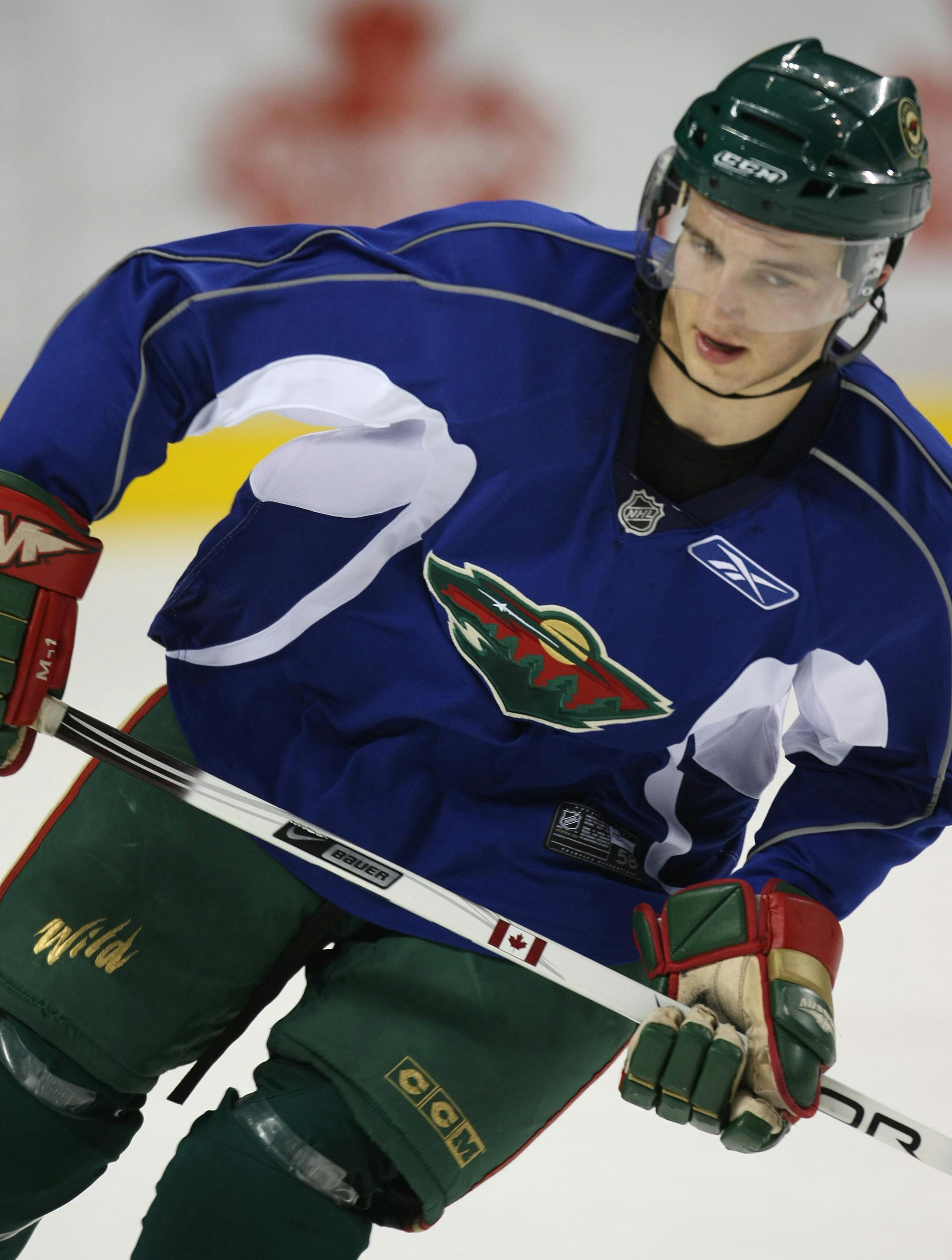 Wild first-round draft pick Tyler Cuma.