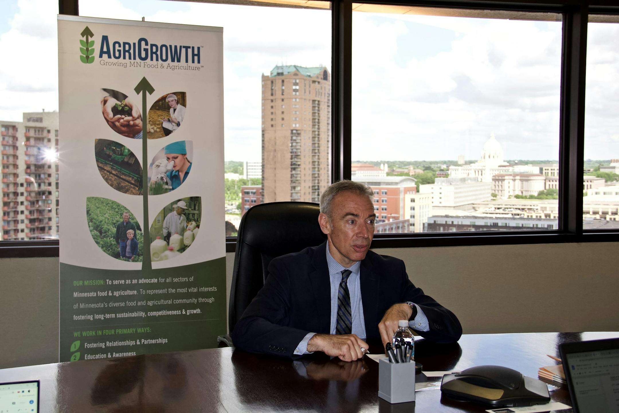 U.S. Department of Agriculture Deputy Secretary Steve Censky spoke in St. Paul.