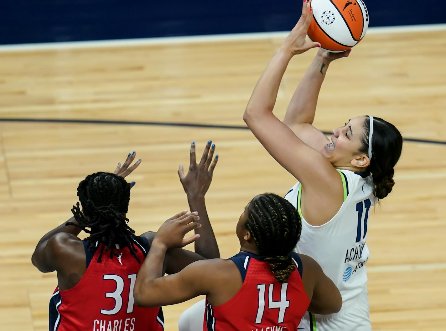 Lynx forward Natalie Achonwa, shown during a game last season.