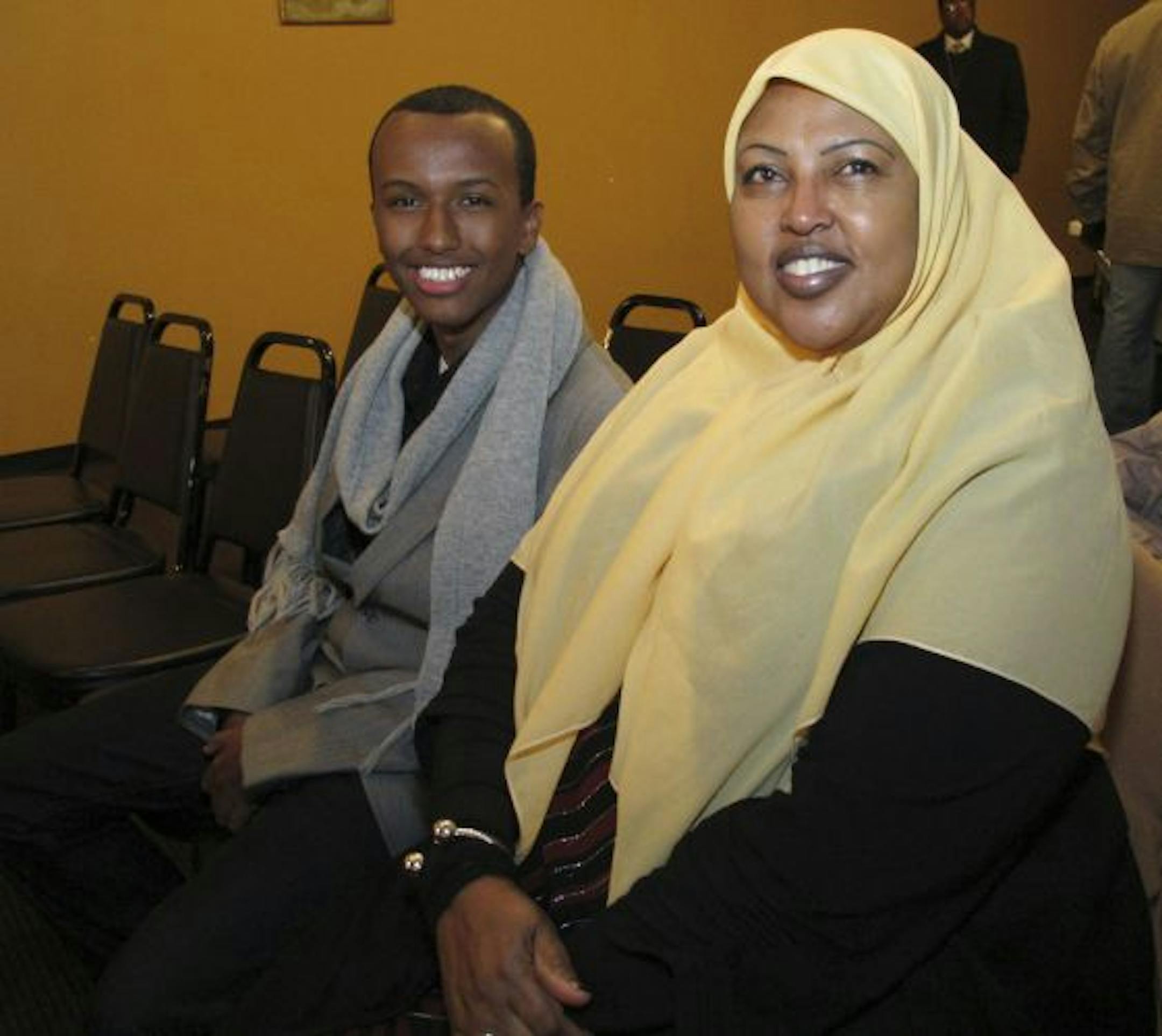 Sara Glassman, sglassman@startribune.comThe Somali Union and Internally Displaced Somali Advisory Council sponsored a celebration of the humanitarian work of Hawa Abdi, MD. The Somali gynecologist and her two daughters, also doctors, have a hospital in Somalia that serves 300 patients a day. Mohamed Samatar and Raho Warsme