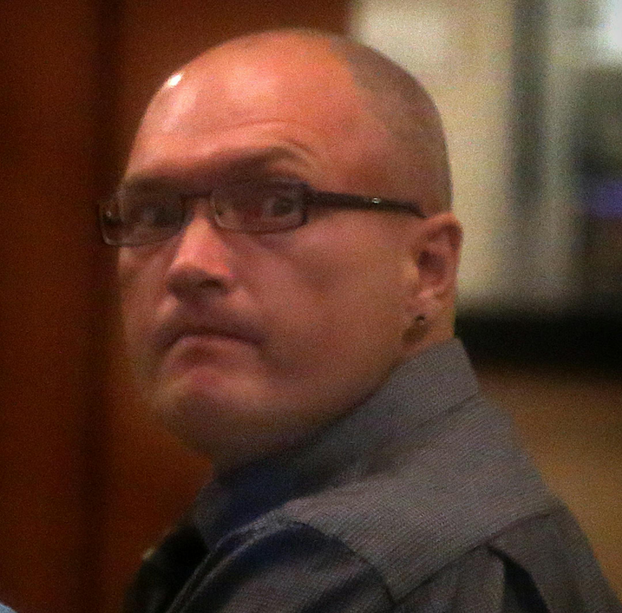 Richard Happ waited for the start of a hearing to determine if he will be released from the Minnesota Security Hospital. Just before midnight on March 24, 1999, Richard A. Happ, then 30, stabbed his parents to death with a butcher knife in the kitchen of their Waconia home, then threatened his horrified brother, Dave, as he fled outside to call police. Now, the state Department of Human Services says Richard should be allowed to leave the Minnesota Security Hospital and live at a licensed, state