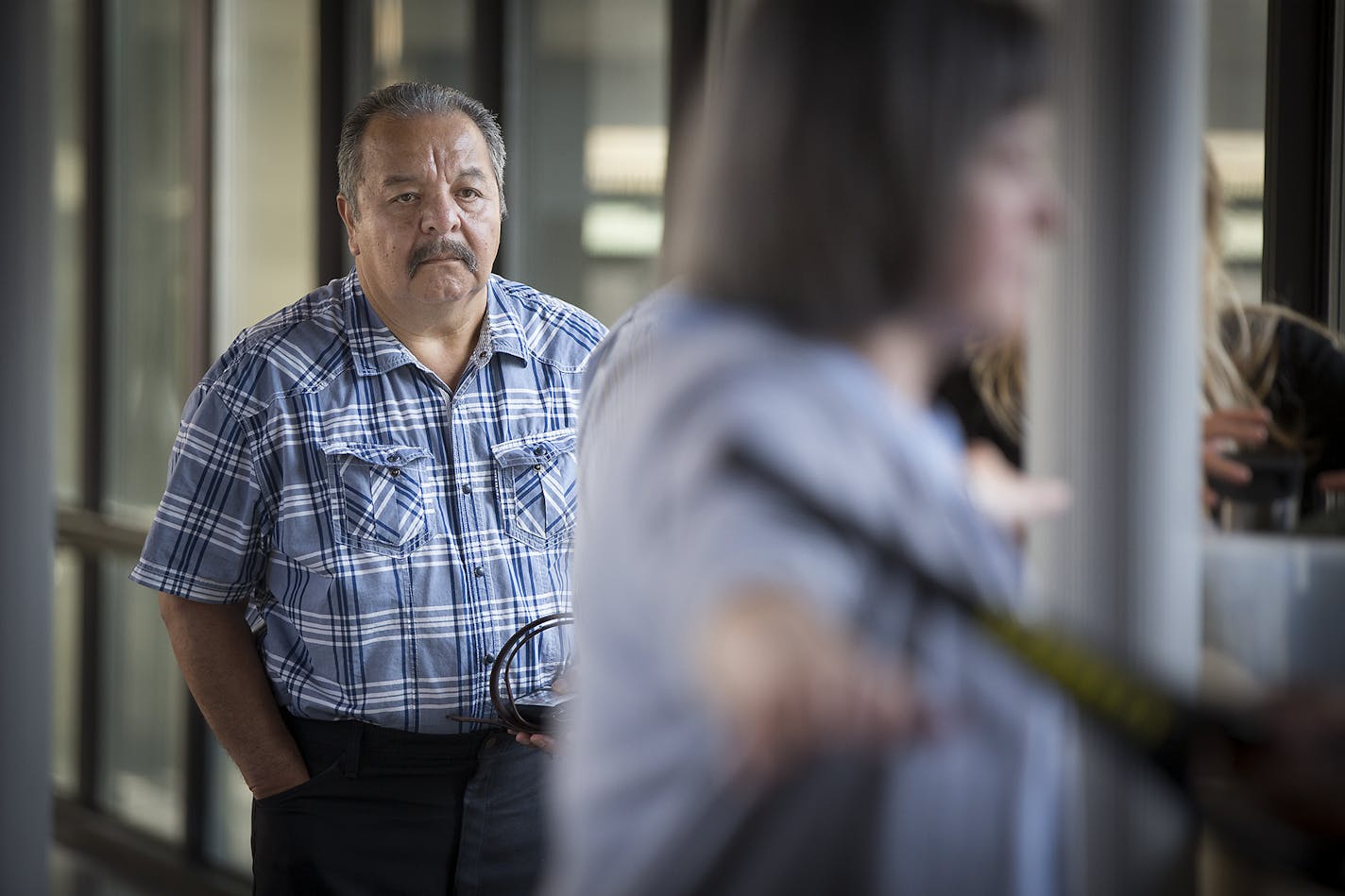 The family of Jeronimo Yanez made their way into the Ramsey County Courthouse, Friday, June 9, 2017 as the trial continues in the death of Philando Castile. ] ELIZABETH FLORES &#xef; liz.flores@startribune.com