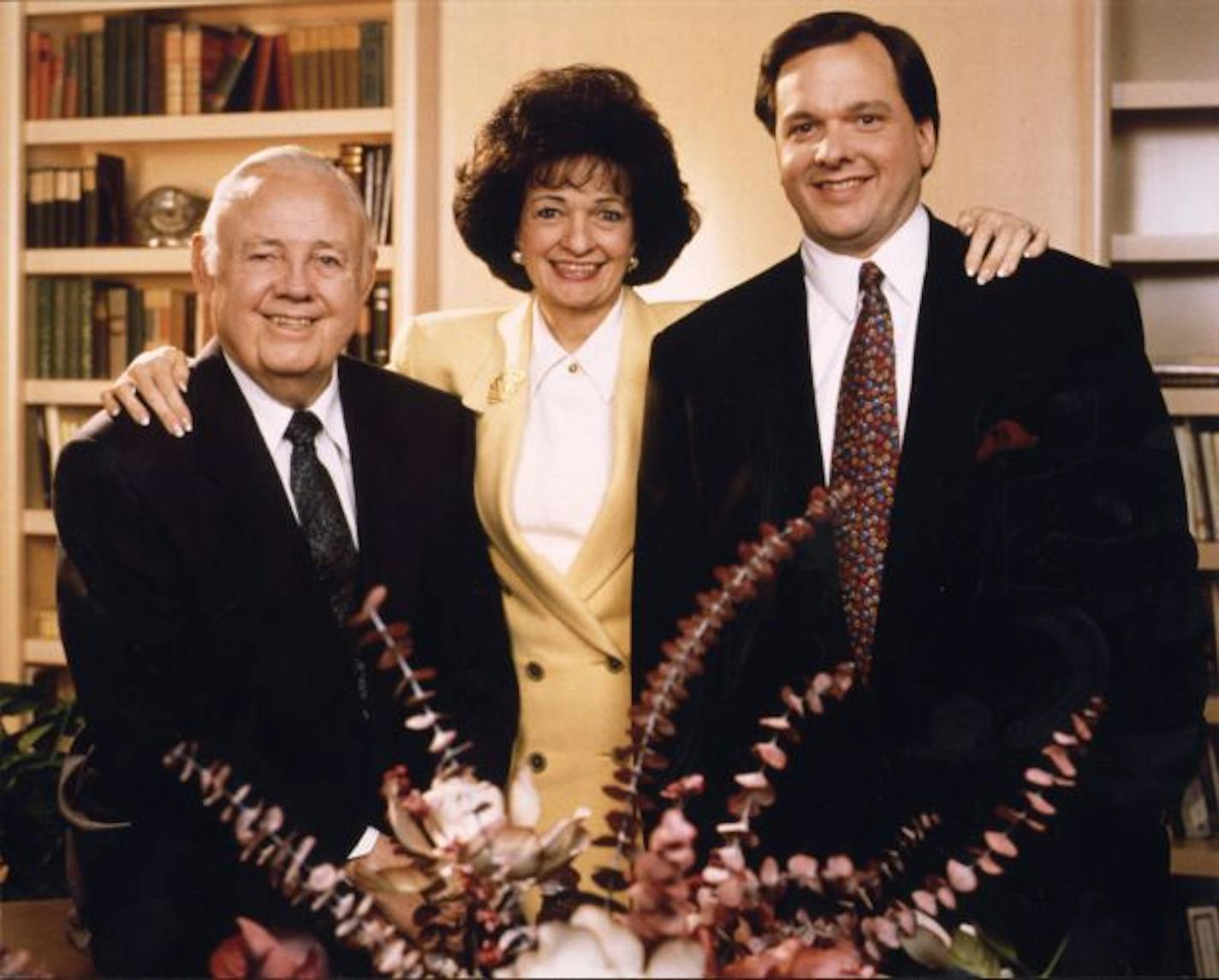 At one point, Curtis Carlson Nelson, right, appeared destined to run his family's business empire — founded by his grandfather Curt Carlson, left, and later run by his mother, Marilyn Carlson Nelson.