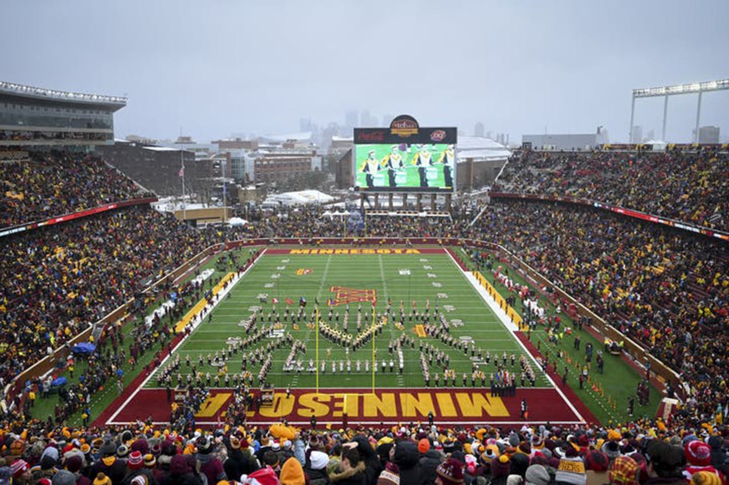 One idea that has gained steam in national media reports calls for the college football season to be delayed until January or February. Would the Gophers be able to play home games at TCF Bank Stadium in January and February, or would they have to move them to the Vikings' U.S. Bank Stadium?