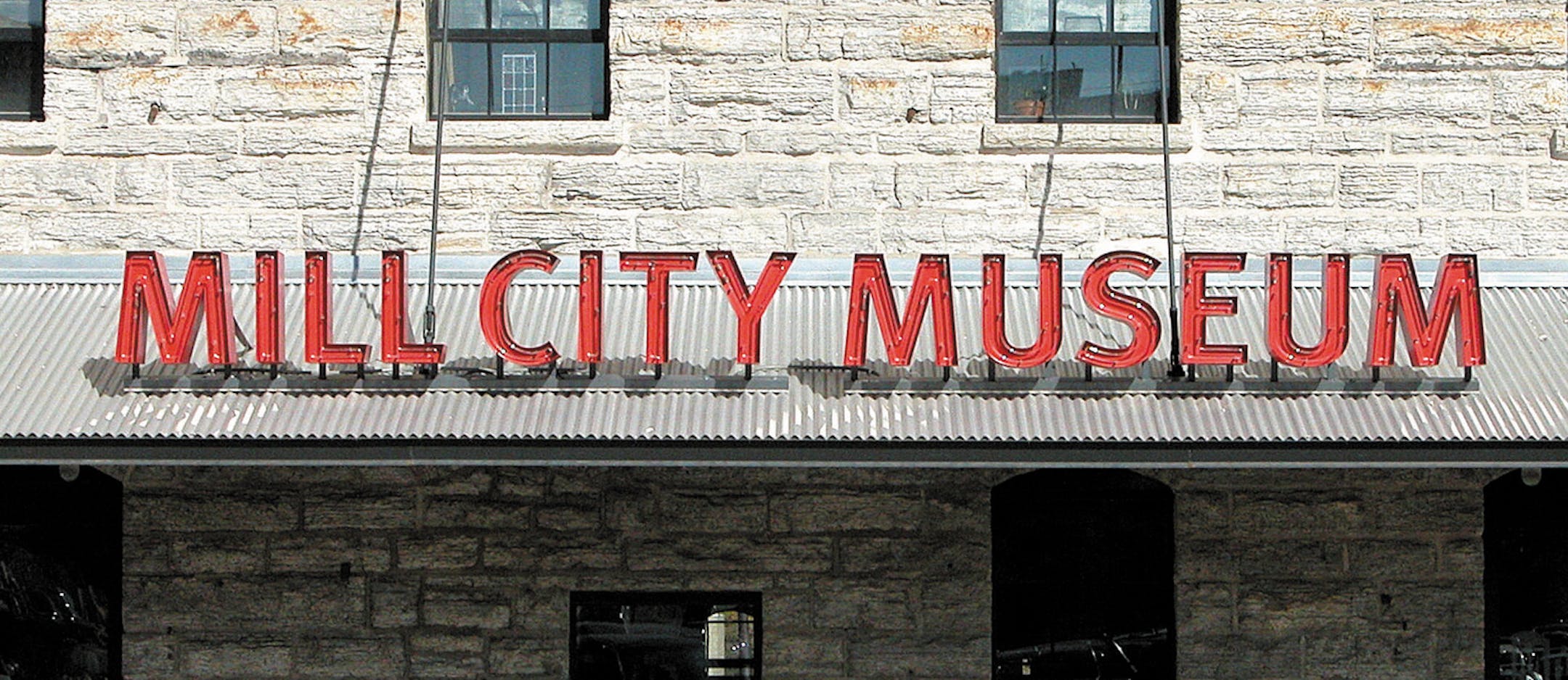 Provided by Minnesota Historical Society Mill City Museum entrance.