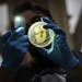 Examining a petri dish at Genspace, a biohacking nonprofit lab, in New York, Feb. 14, 2018. Across the country, so-called biohackers — hobbyists, am