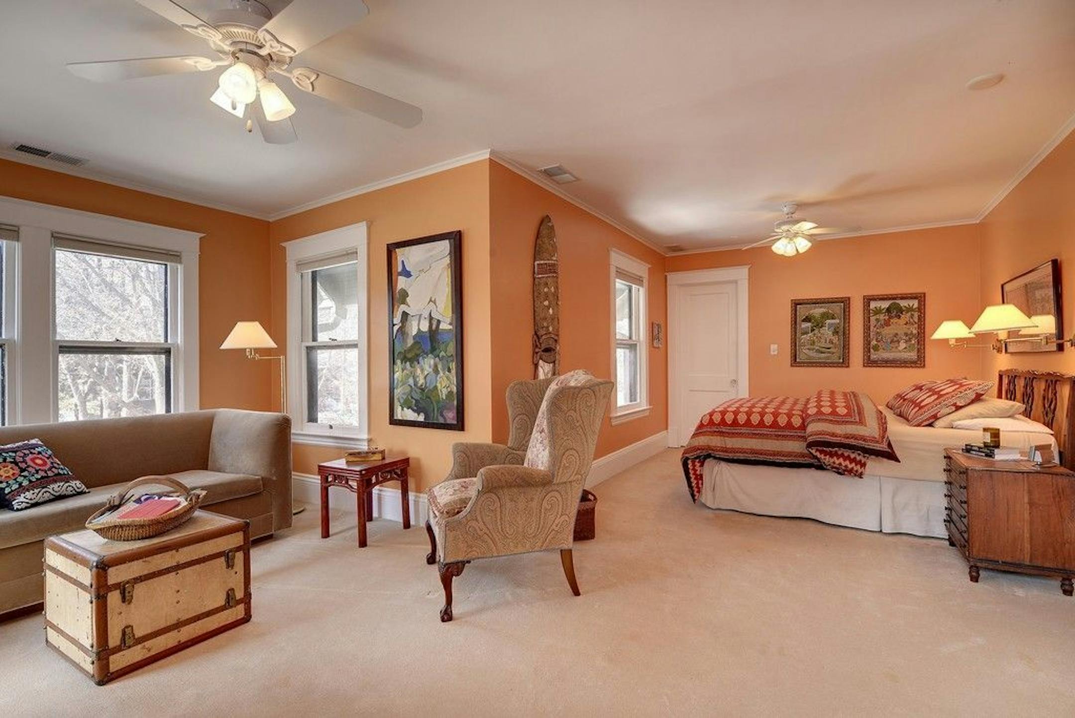 BEFORE: The owners of this century-old home in Minneapolis had a large master bedroom but no master bath.