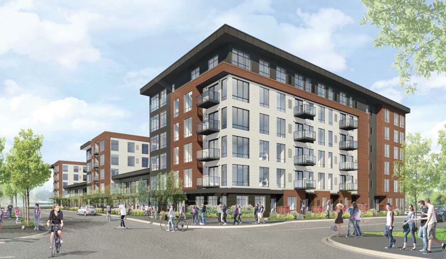 Prospect Park Properties' Green on 4th Apartments is contributing to a push to establish the Minneapolis neighborhood a national model of "integrated development" of former industrial lands.