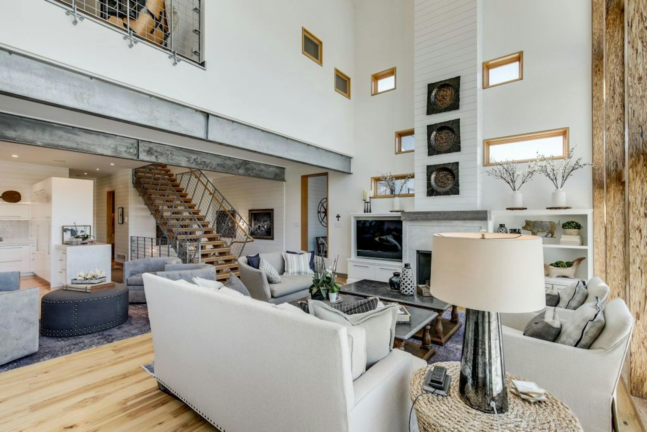Living room, house in Wayzata