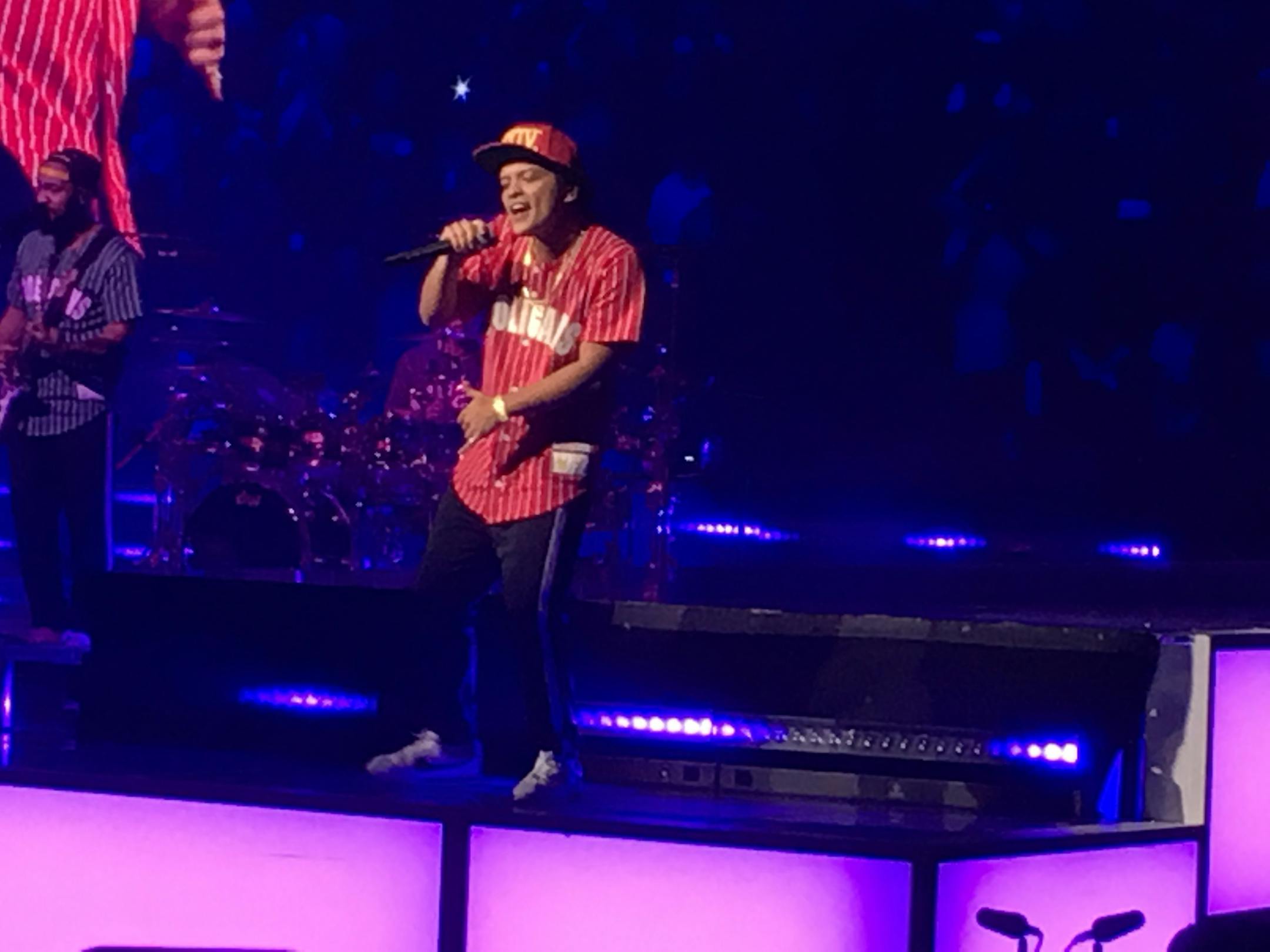 Bruno Mars played at Xcel Energy Center in St. Paul on Saturday night.