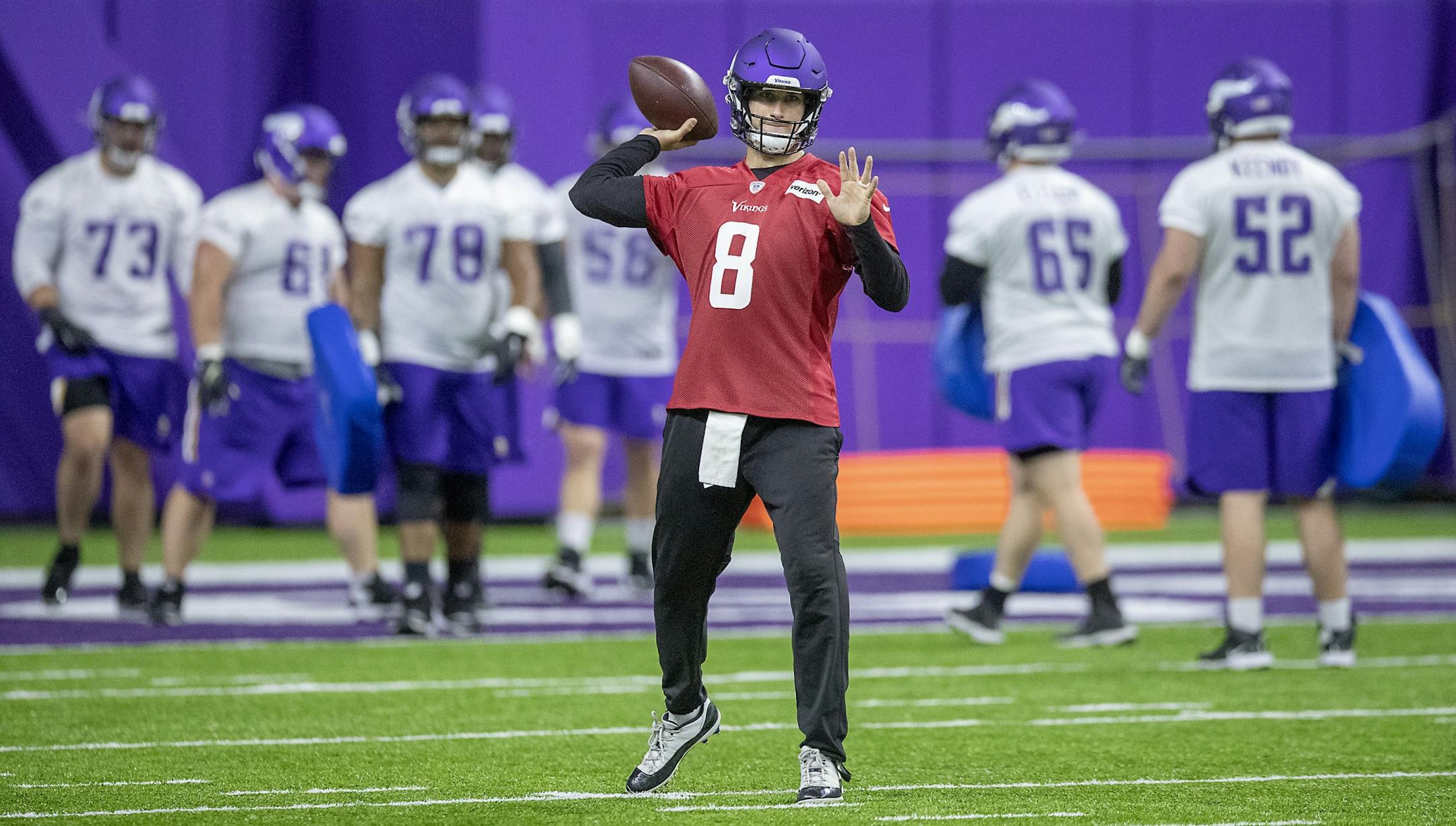 Vikings quarterback Kirk Cousins