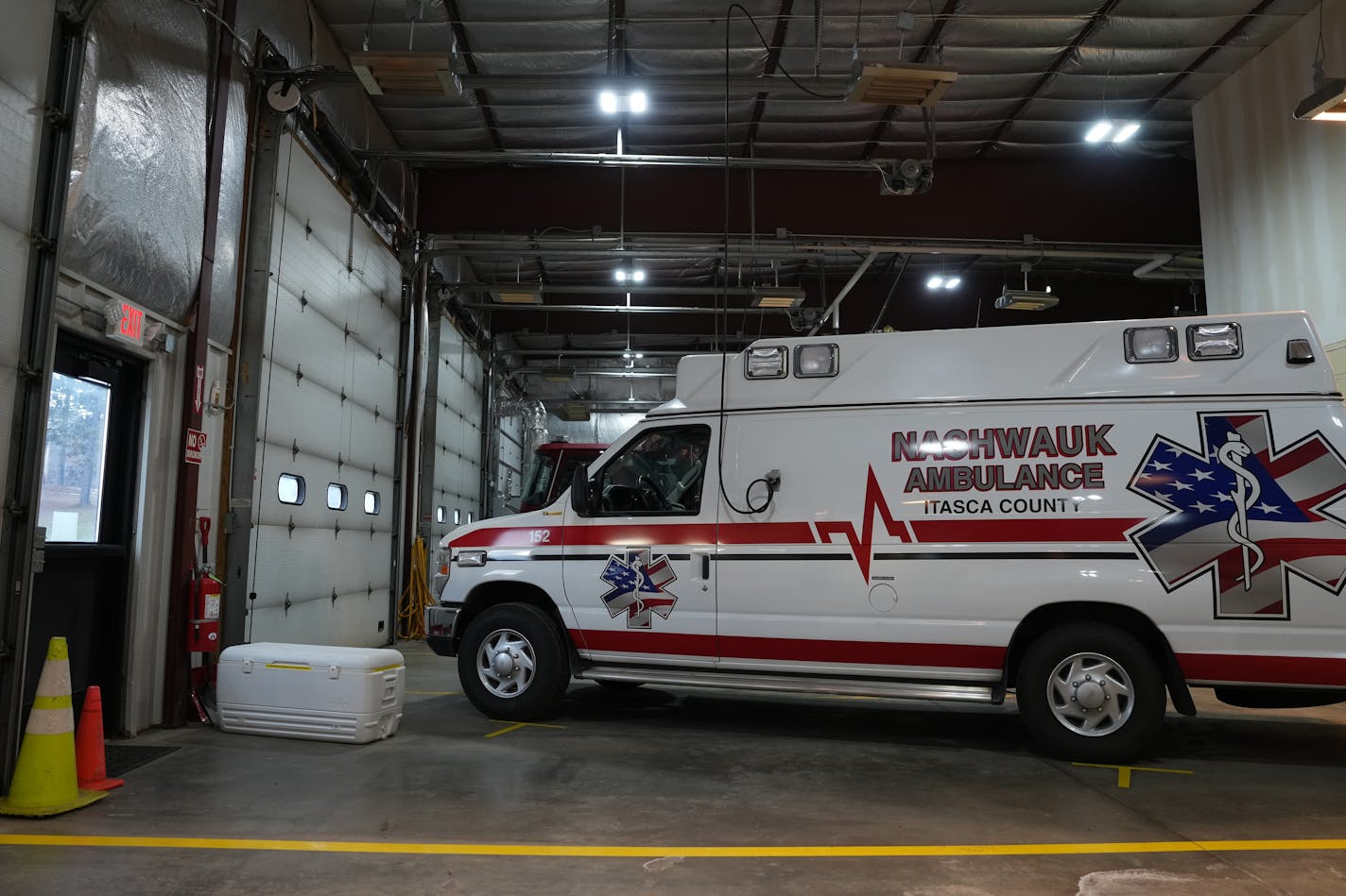 A rig with Nashwauk's ambulance service used for transports Friday, Dec. 1, 2023 in Nashwauk, Minn. ] ANTHONY SOUFFLE • anthony.souffle@startribune.com