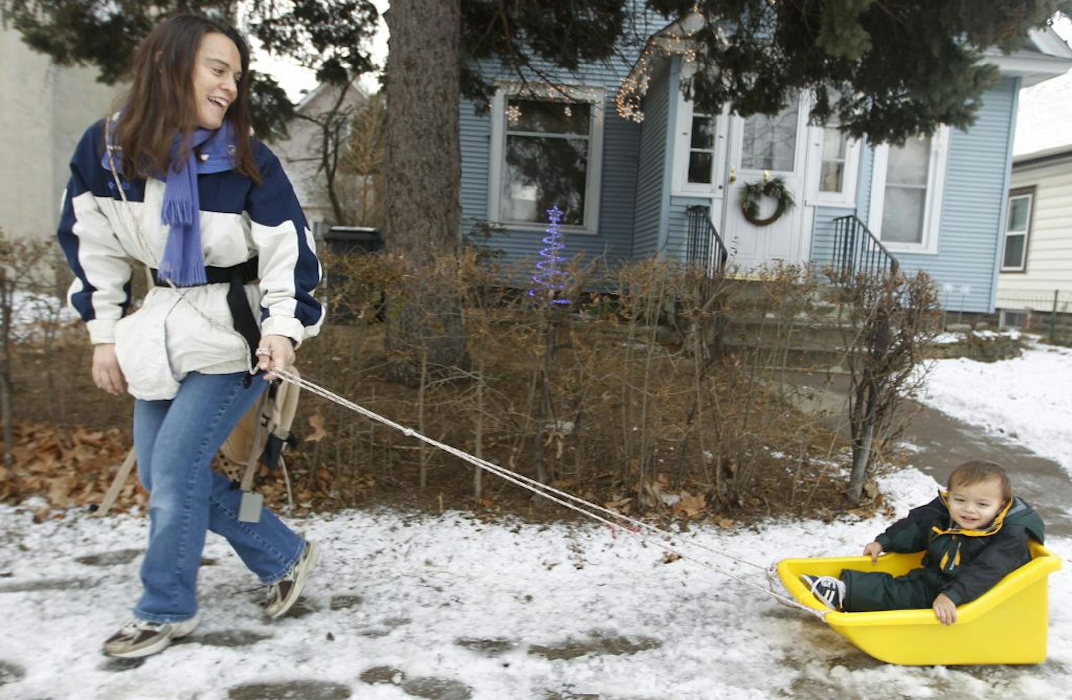 Twenty-month-old Matthew keeps his mom, Erin Arifin, busy and fit.