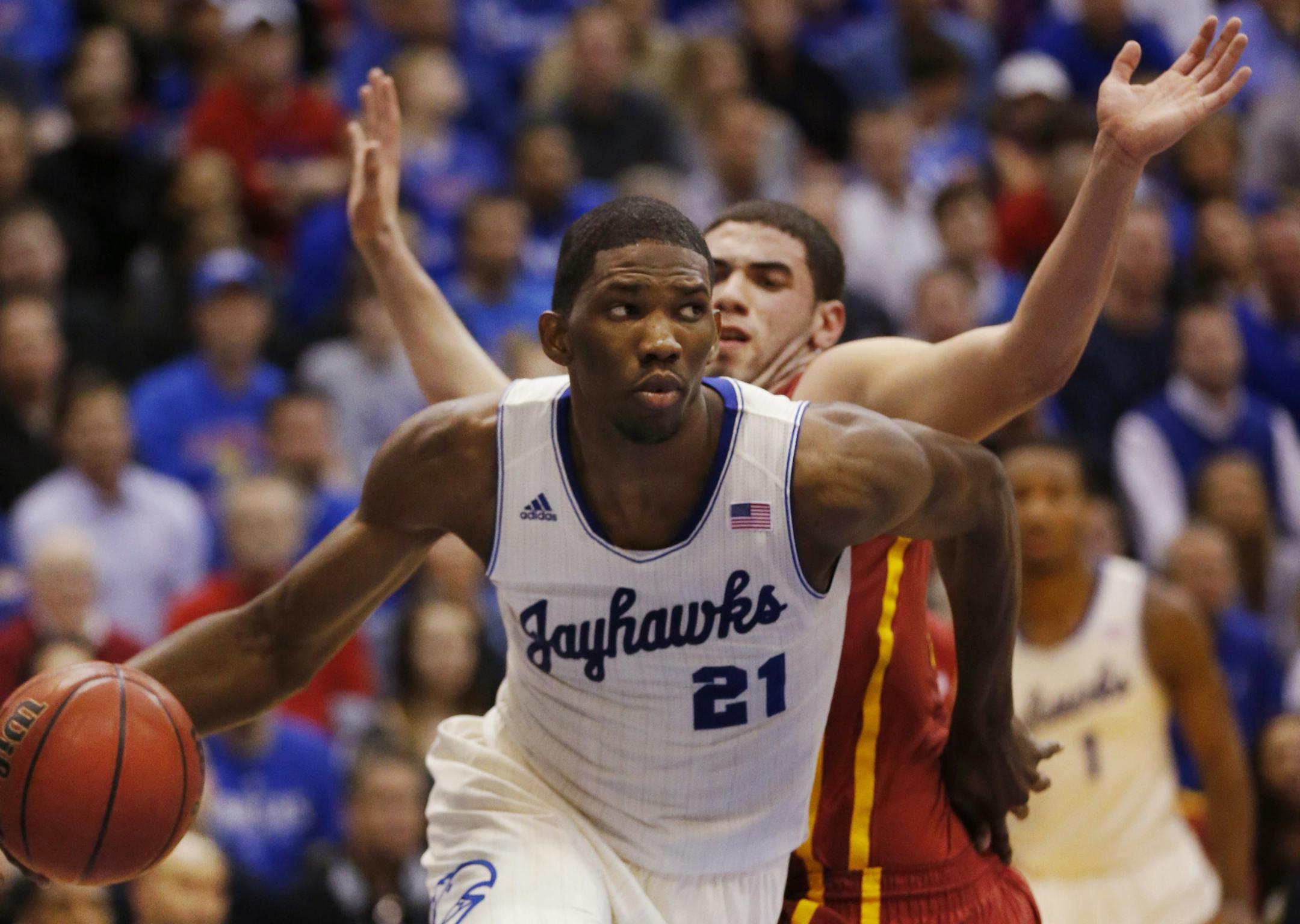 Kansas center Joel Embiid might have been the consensus No. 1 pick in Thursday's NBA draft, but injuries to his back and foot in the past year might make NBA teams leery of selecting him.