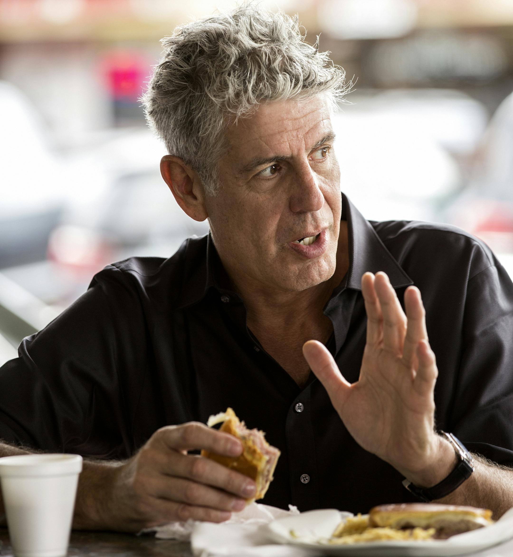 Anthony Bourdain’s current TV gig is CNN’s “Parts Unknown,” where “I want to tell as compelling and as entertaining a story as possible. … ”