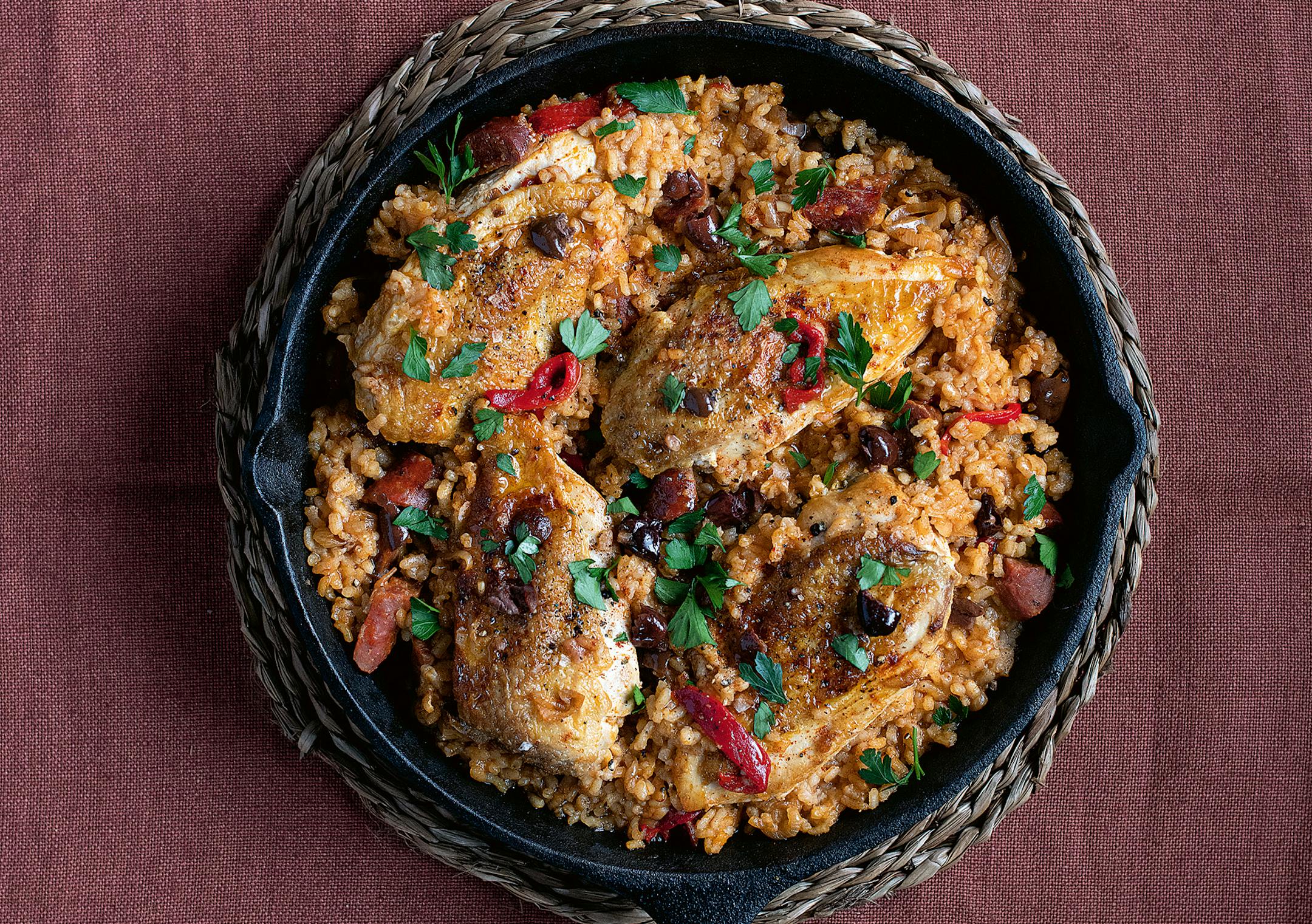 Spanish Chicken and Rice from from "Clodagh's Weeknight Kitchen."