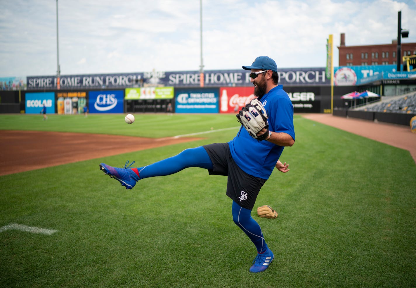 St. Paul Saints pitcher Todd Van Steensel still has the ball control skills he learned playing soccer in his native Australia, before he committed to the game of baseball. Now he's an American Association All-Star.