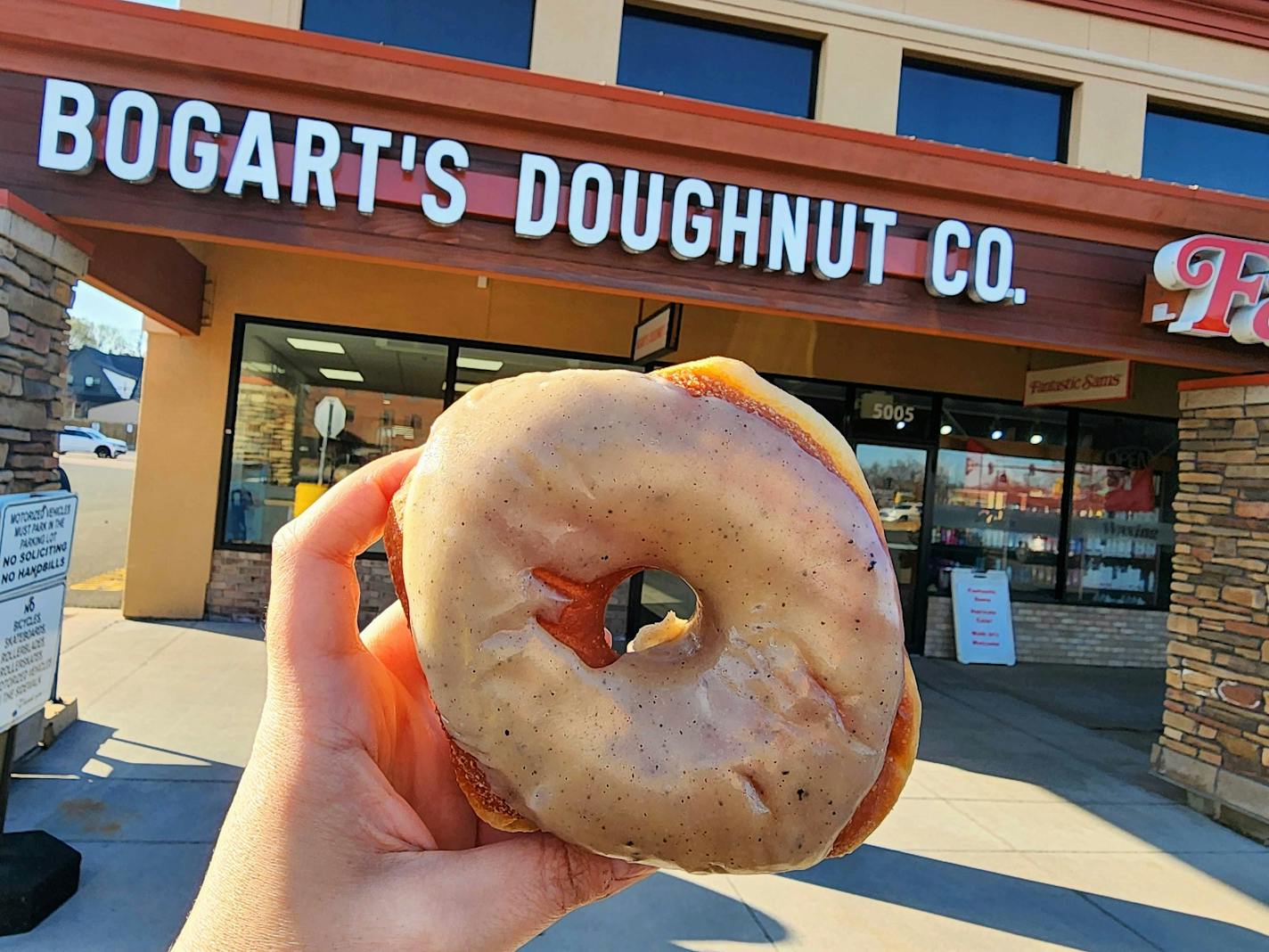 Brown butter glazed doughnut from Bogart's Doughnut Co.'s new location in St. Louis Park